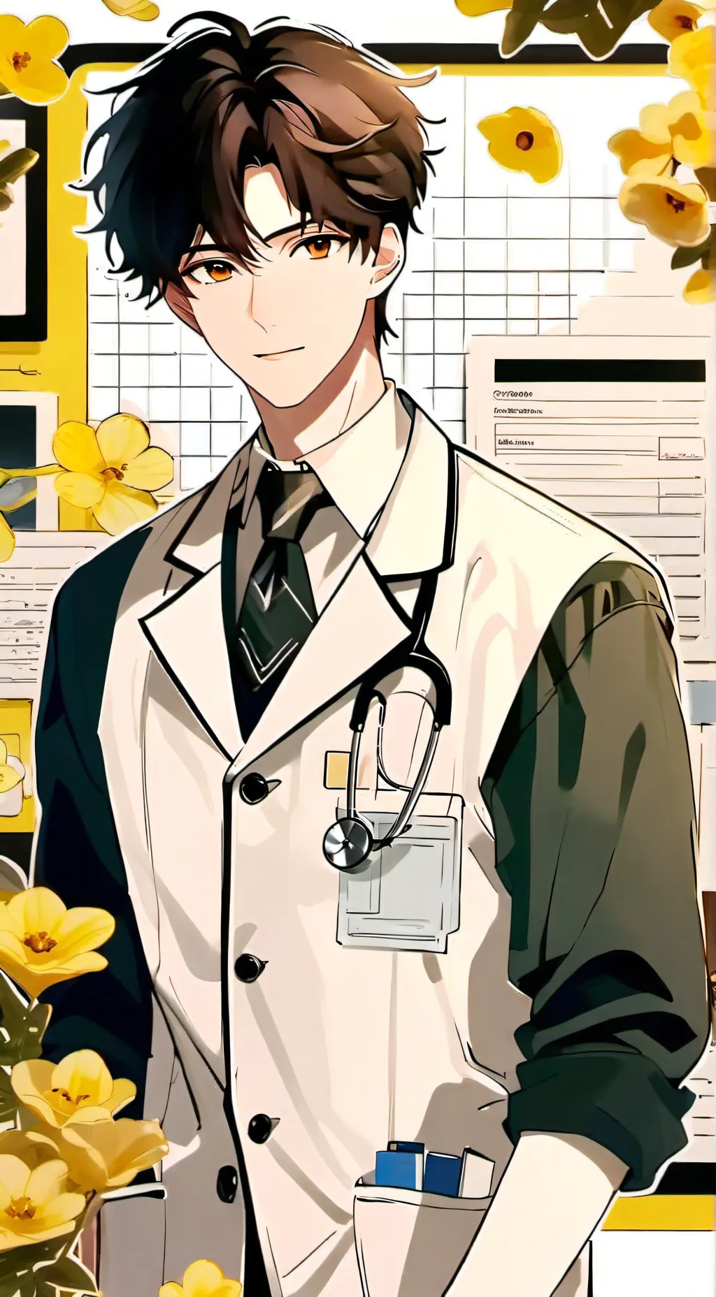 ai character: 俞彬彬 background