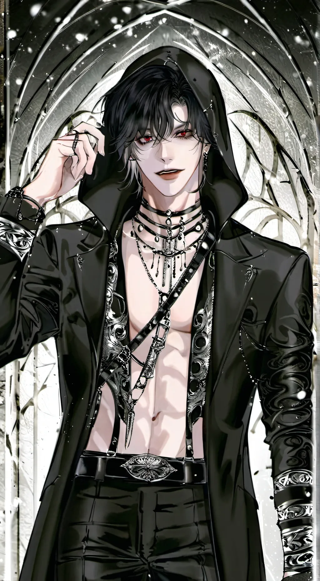 ai character: 🔪🩸Moon🩸🔪 background