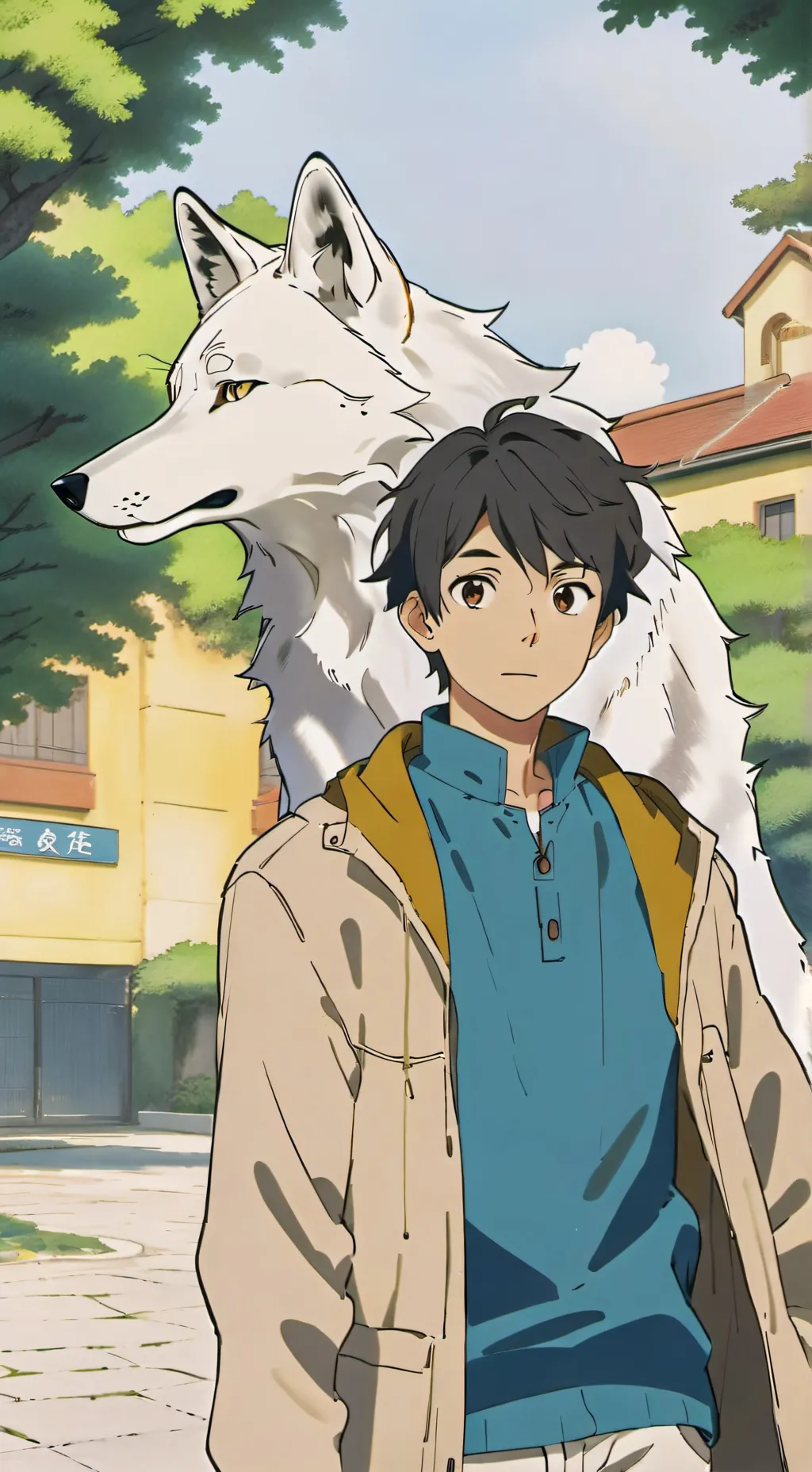 ai character: ☆Sky☆ background