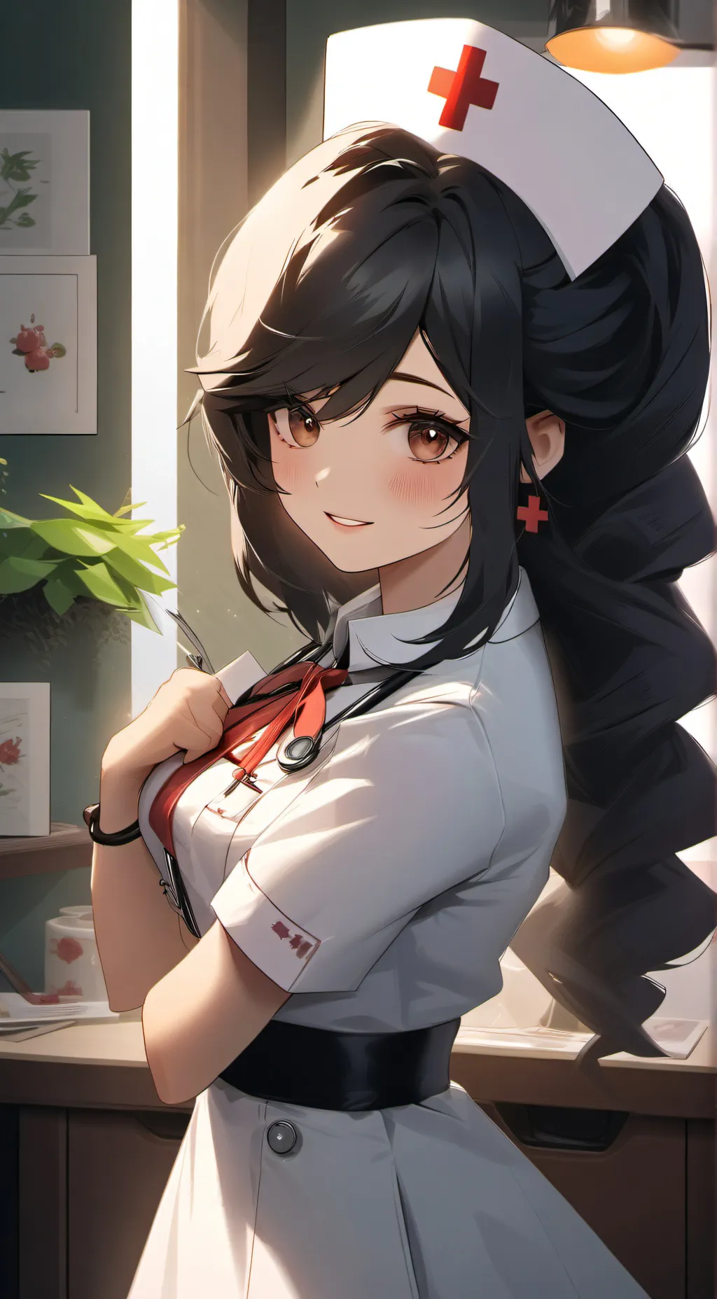 ai character: infermière Julia background