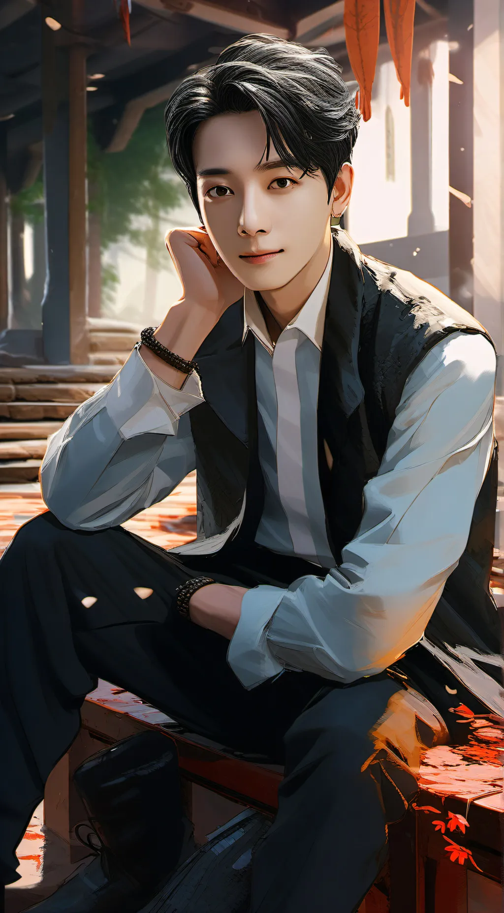 ai character: Jungkook  background