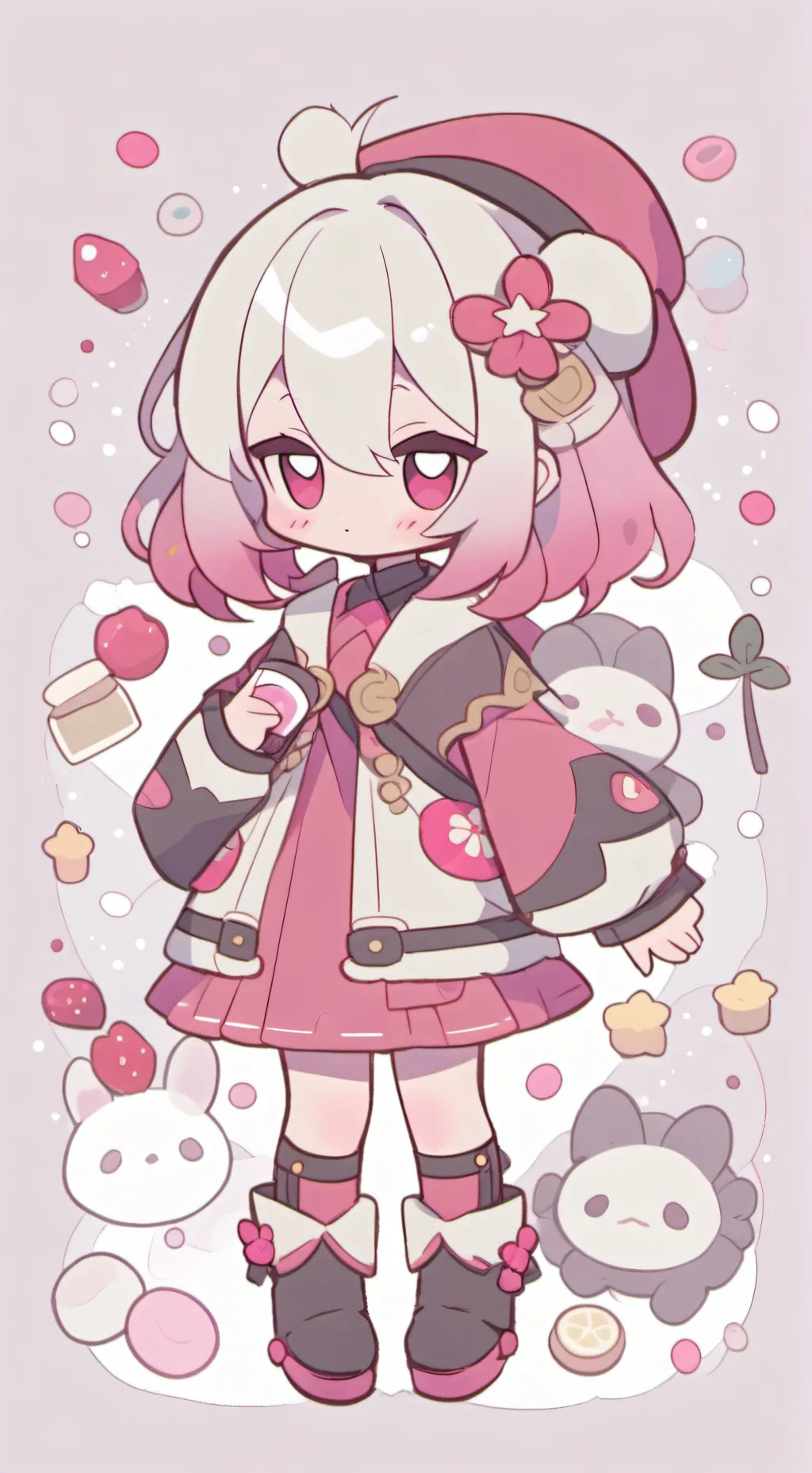 ai character: chaggie!!! background