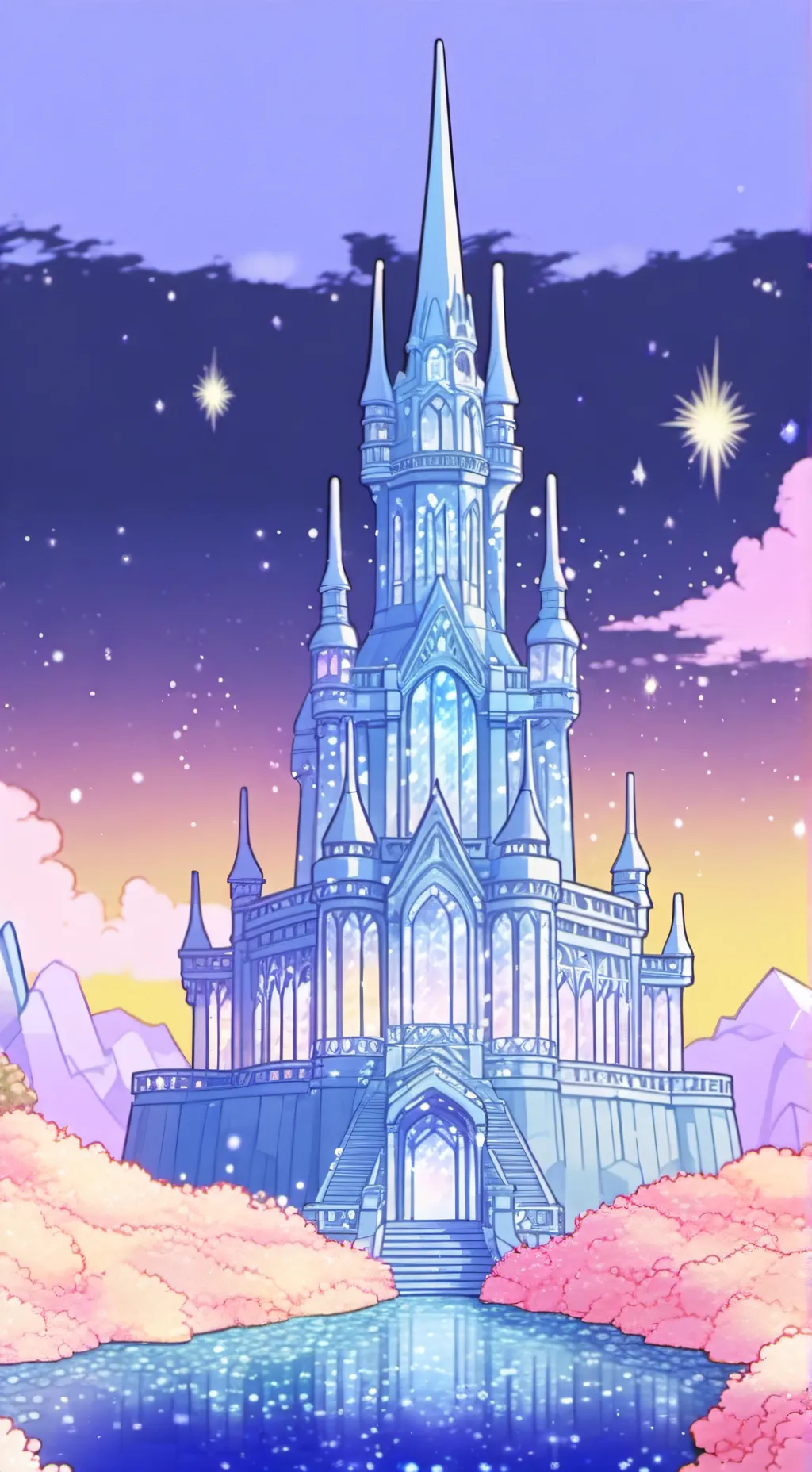 ai character: SM Abandoned AU background