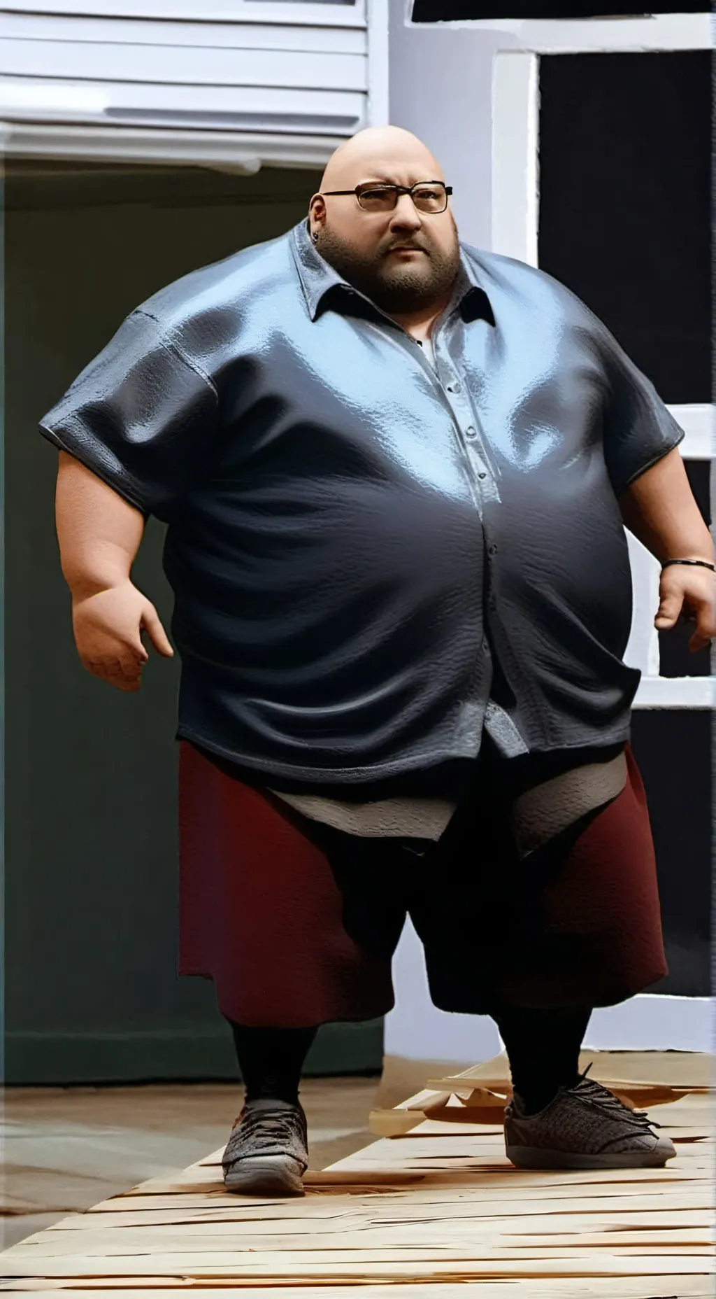 ai character: Fat Tom background