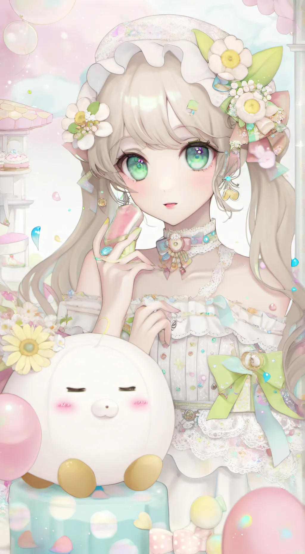 ai character: Ariana background