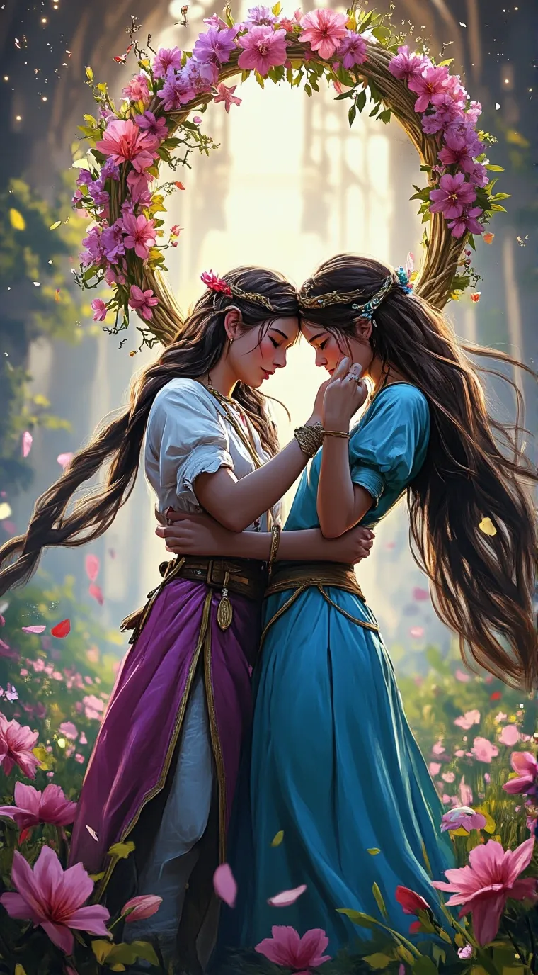 ai character: luna and saylor  background