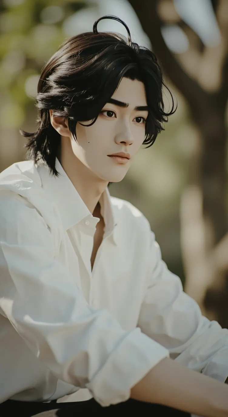 ai character: James parker  background