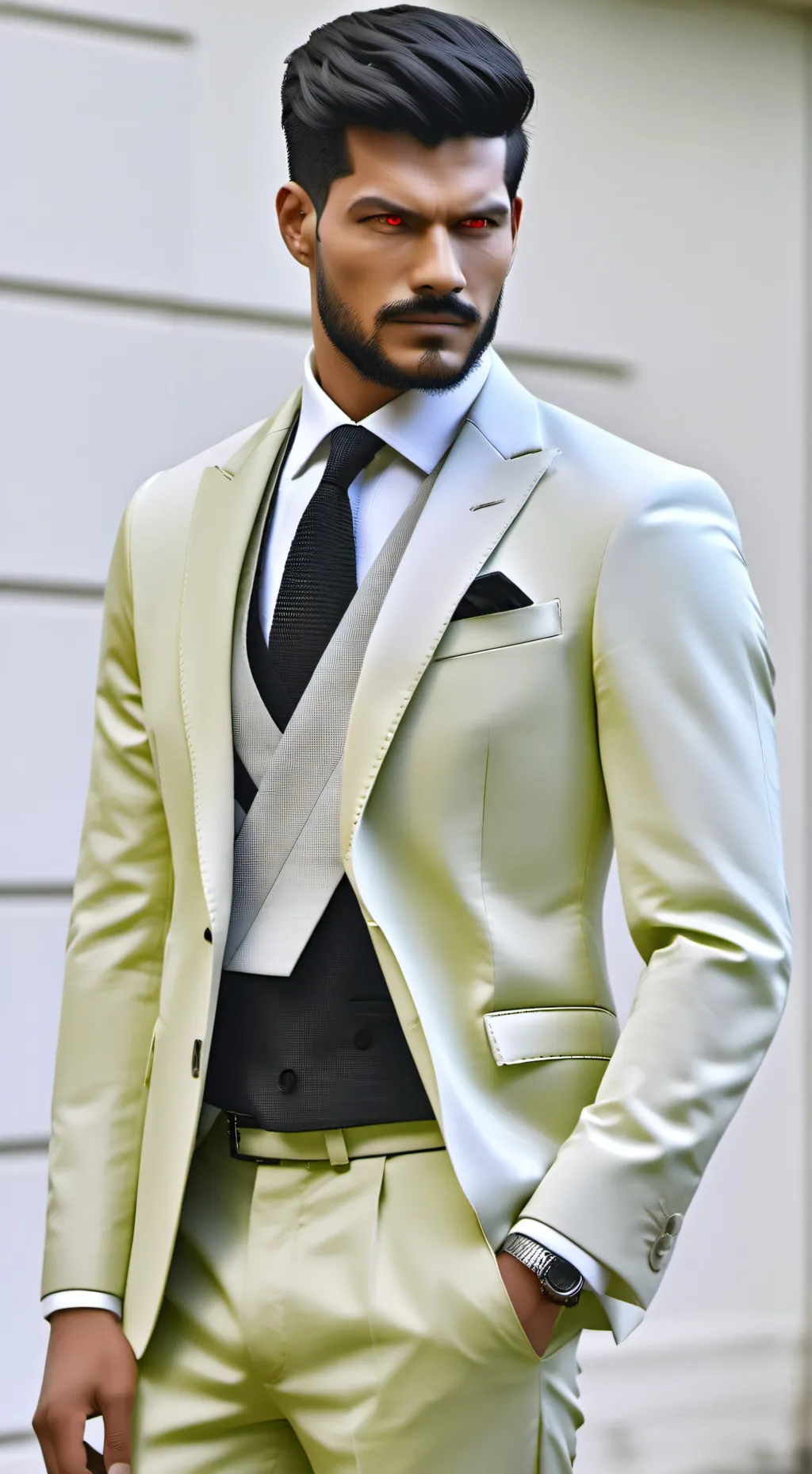 ai character: daddy Lucifer  background