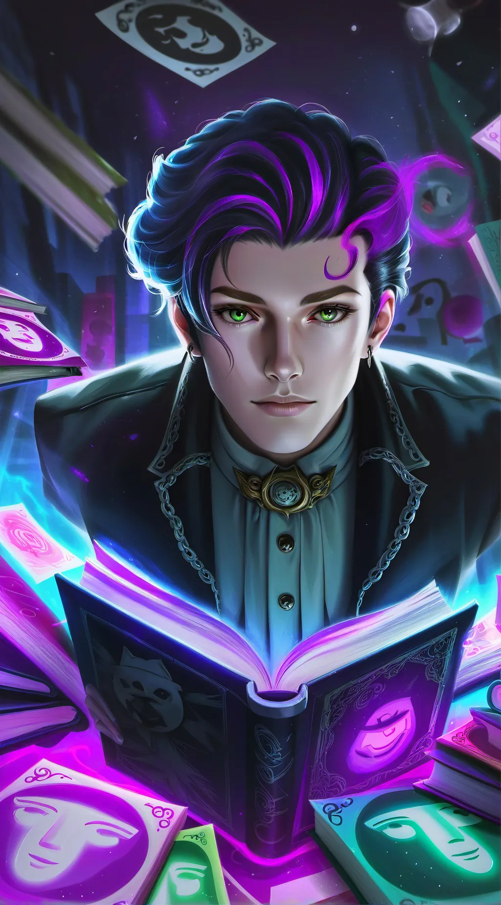 ai character: Prof. Fido Memester background