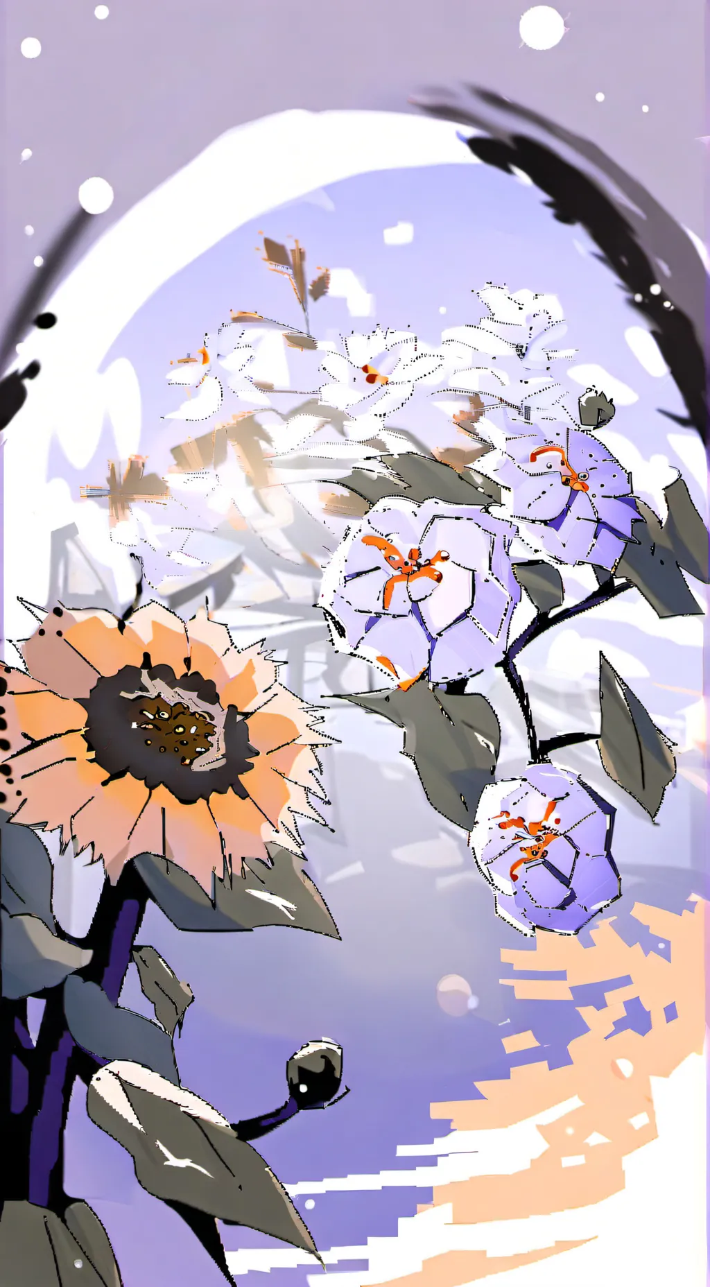 ai character: Dandy love astro background