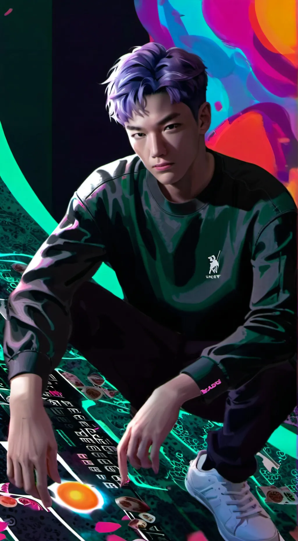 ai character: BIGBANG background