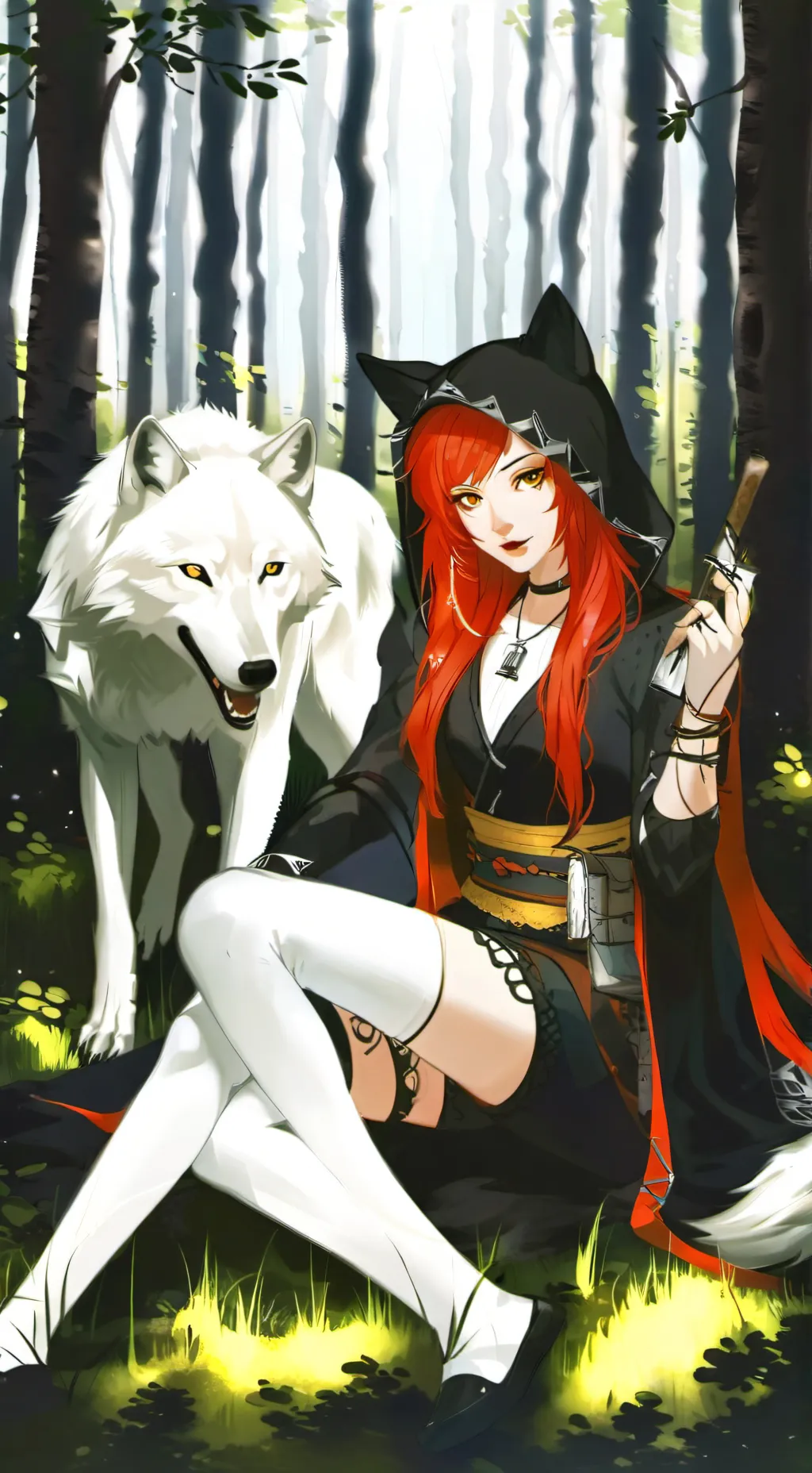 ai character: Lily background