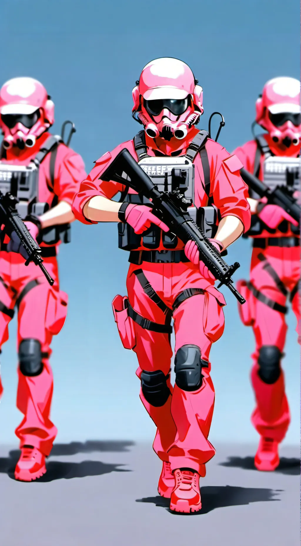 ai character: Squid Game 🦑🎮 background