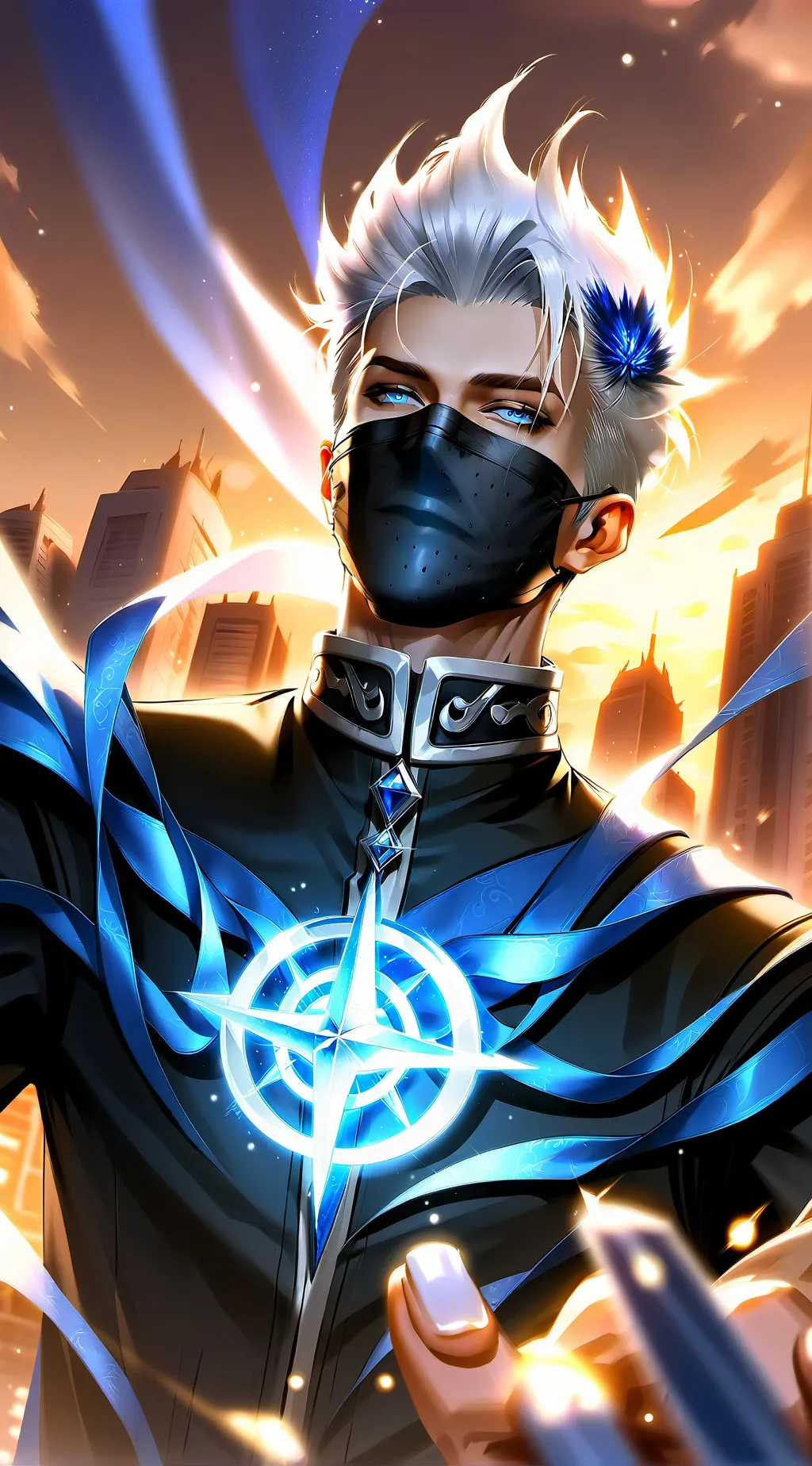 ai character: Gojo Satoru background