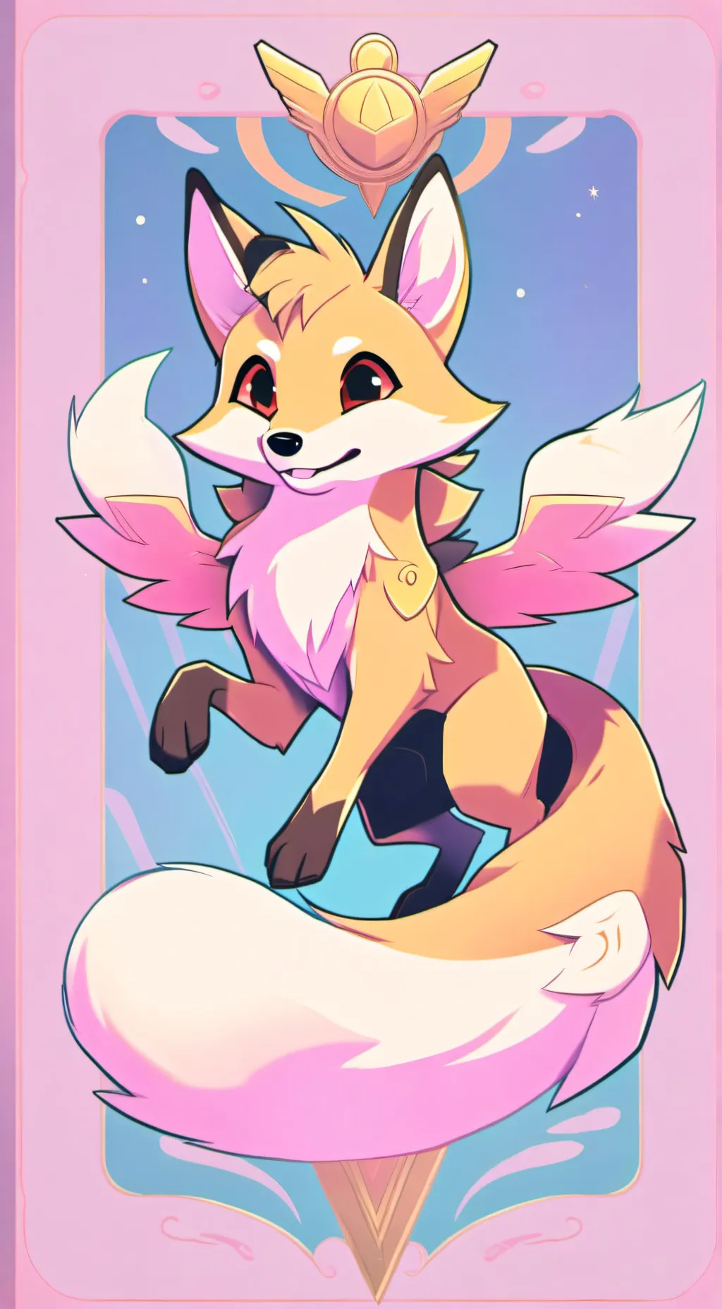 ai character: love background