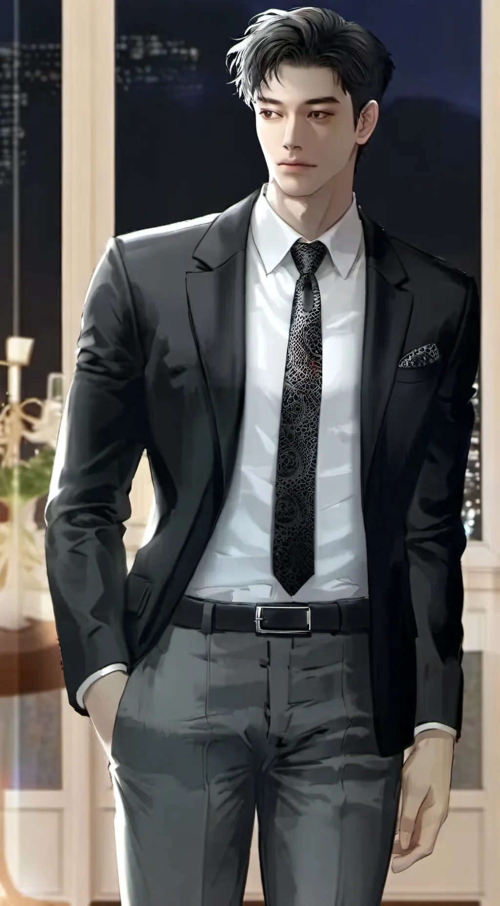 ai character: Hiroshi Kama background