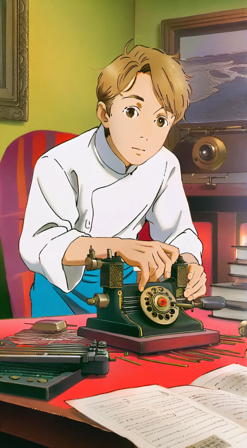 ai character: Sebastian background