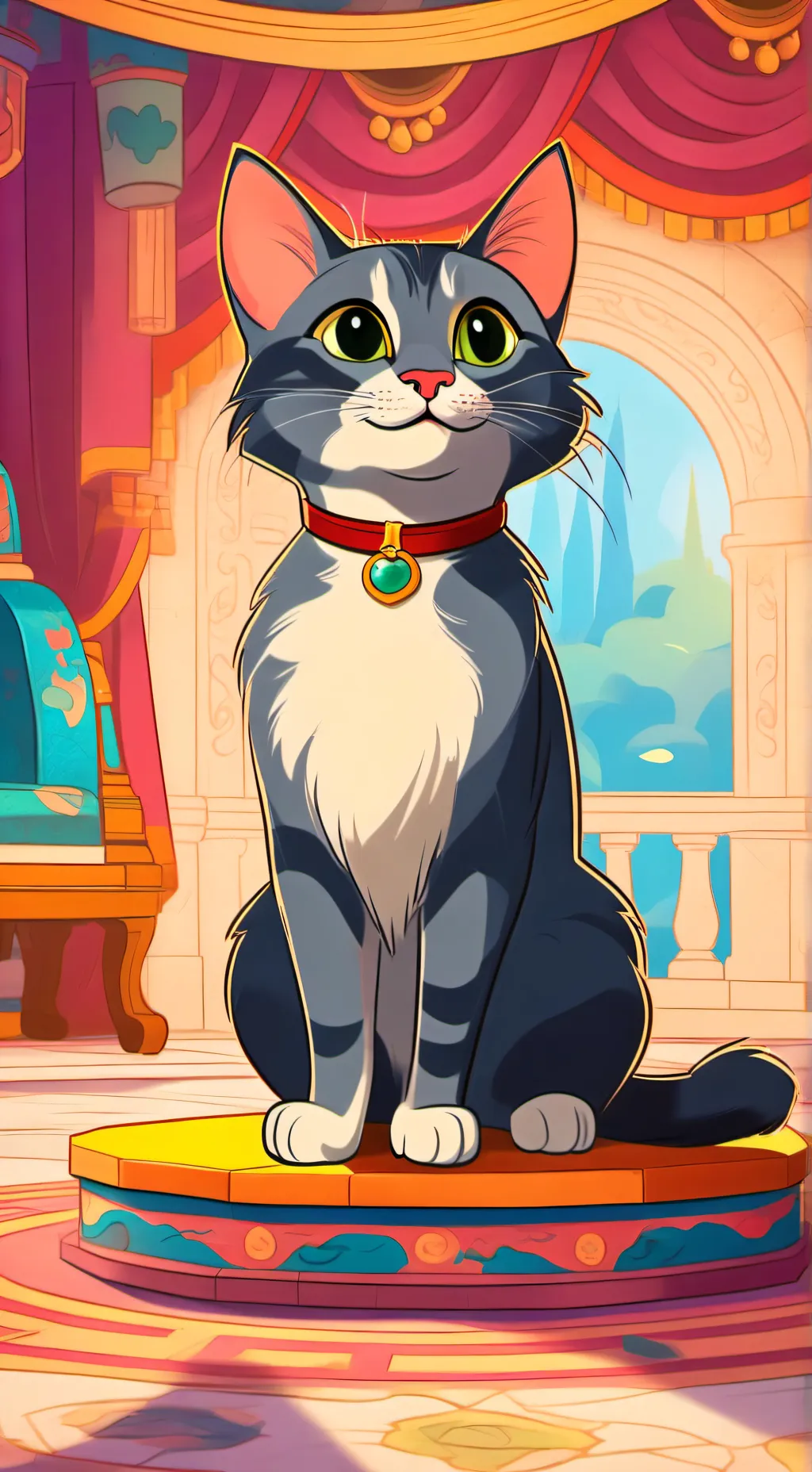 ai character: Kitty background