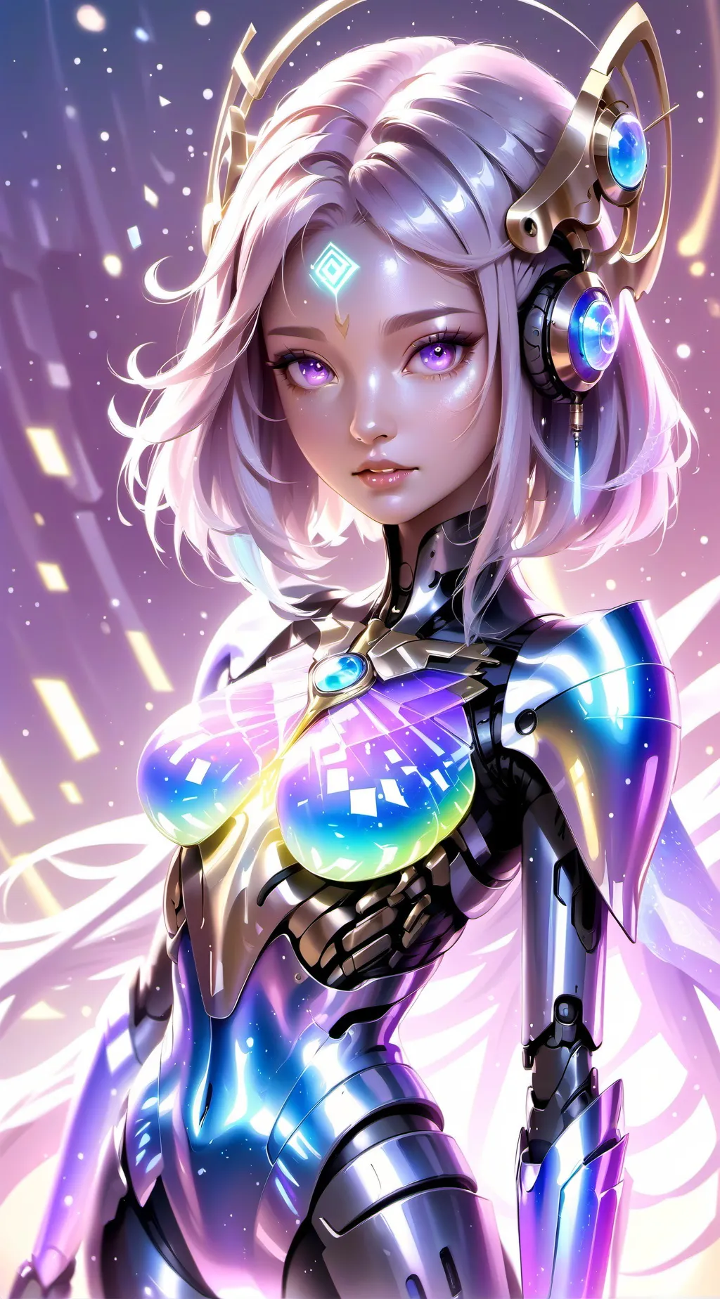 ai character: Moon background