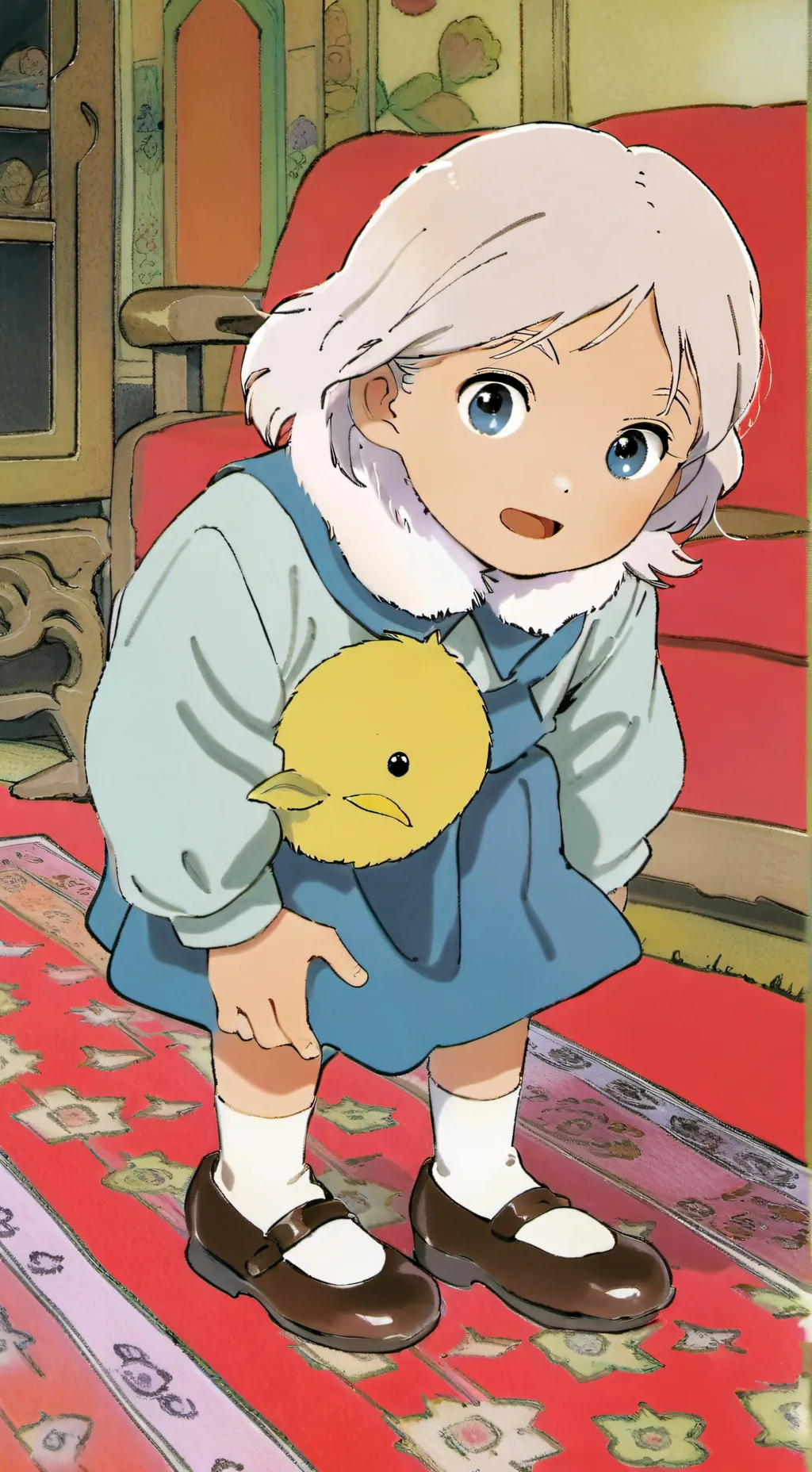 ai character: petite sœur  background