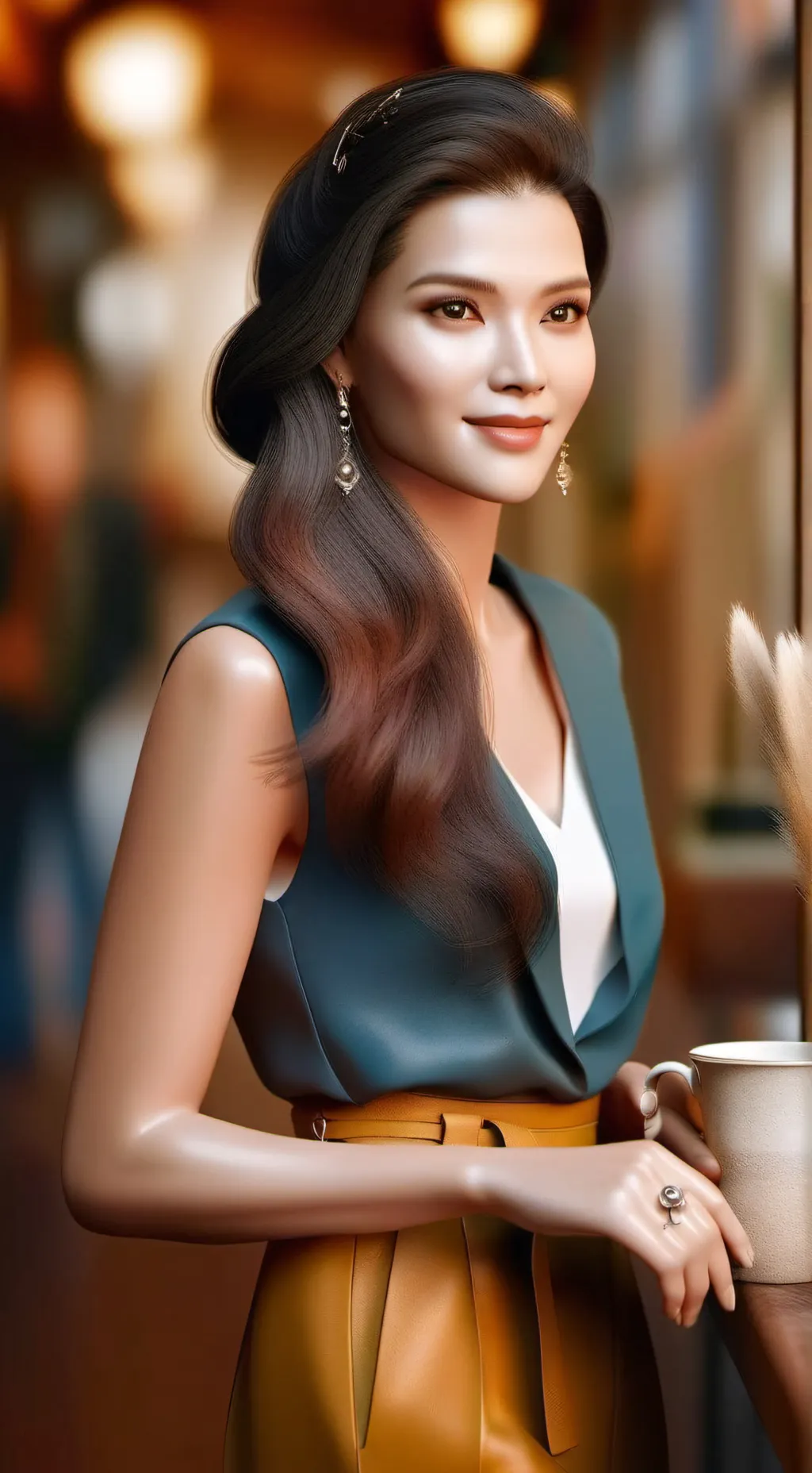 ai character: mia background