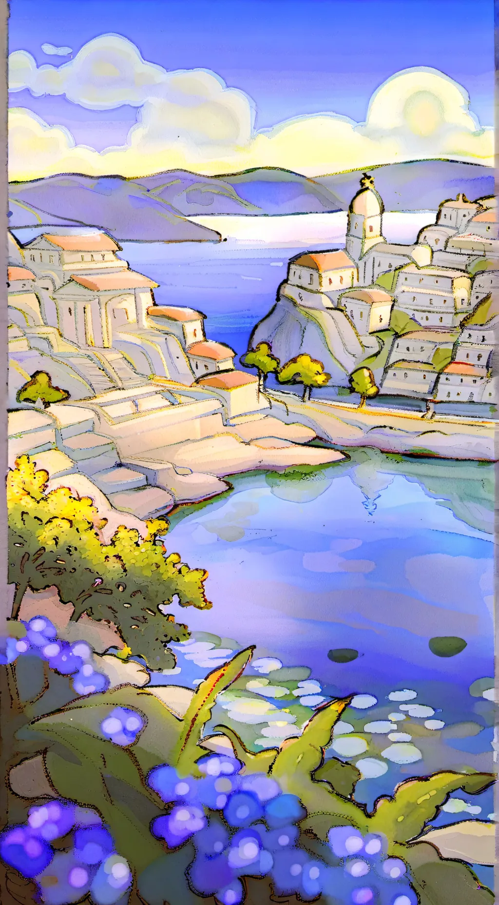 ai character: analog horror background