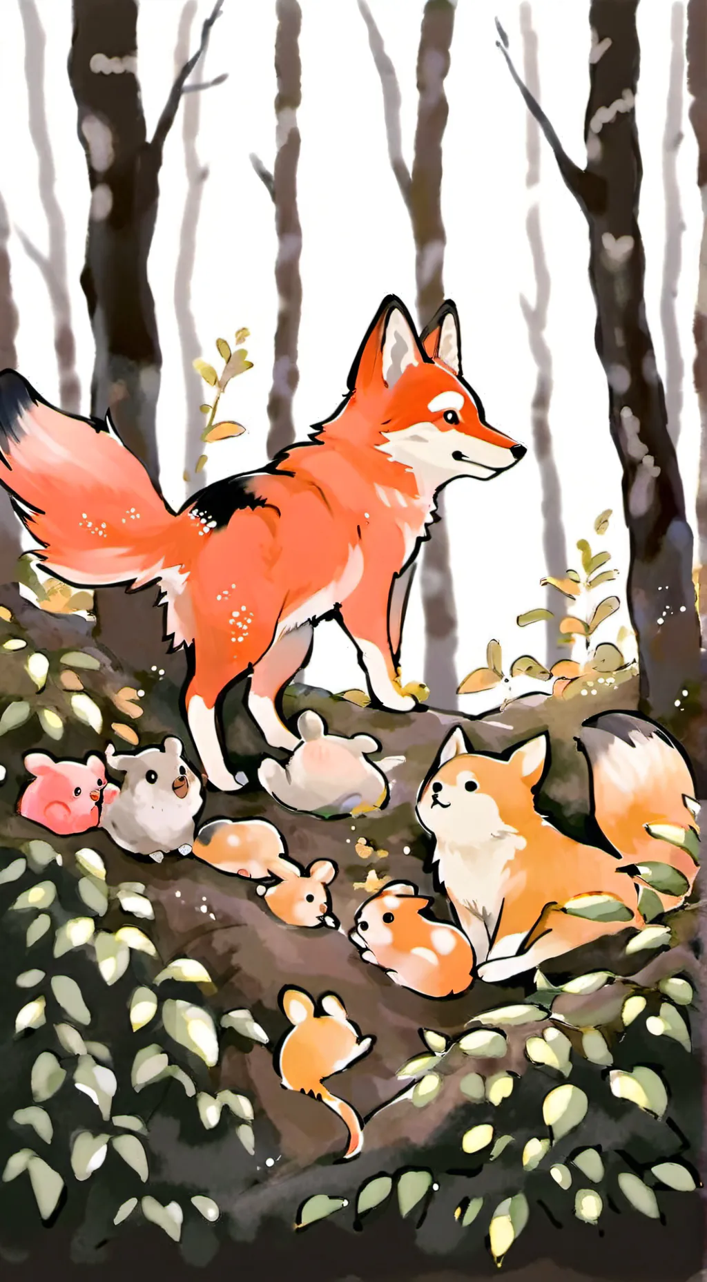 ai character: Спрункі  background