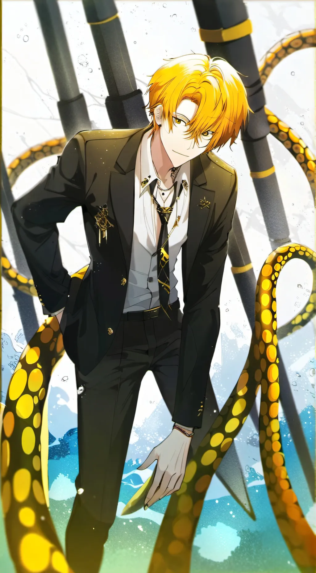 ai character: assinationclassrm background