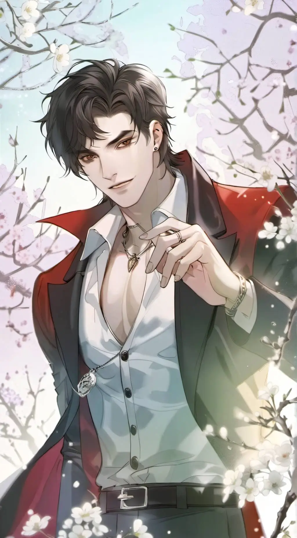 ai character: Rain background