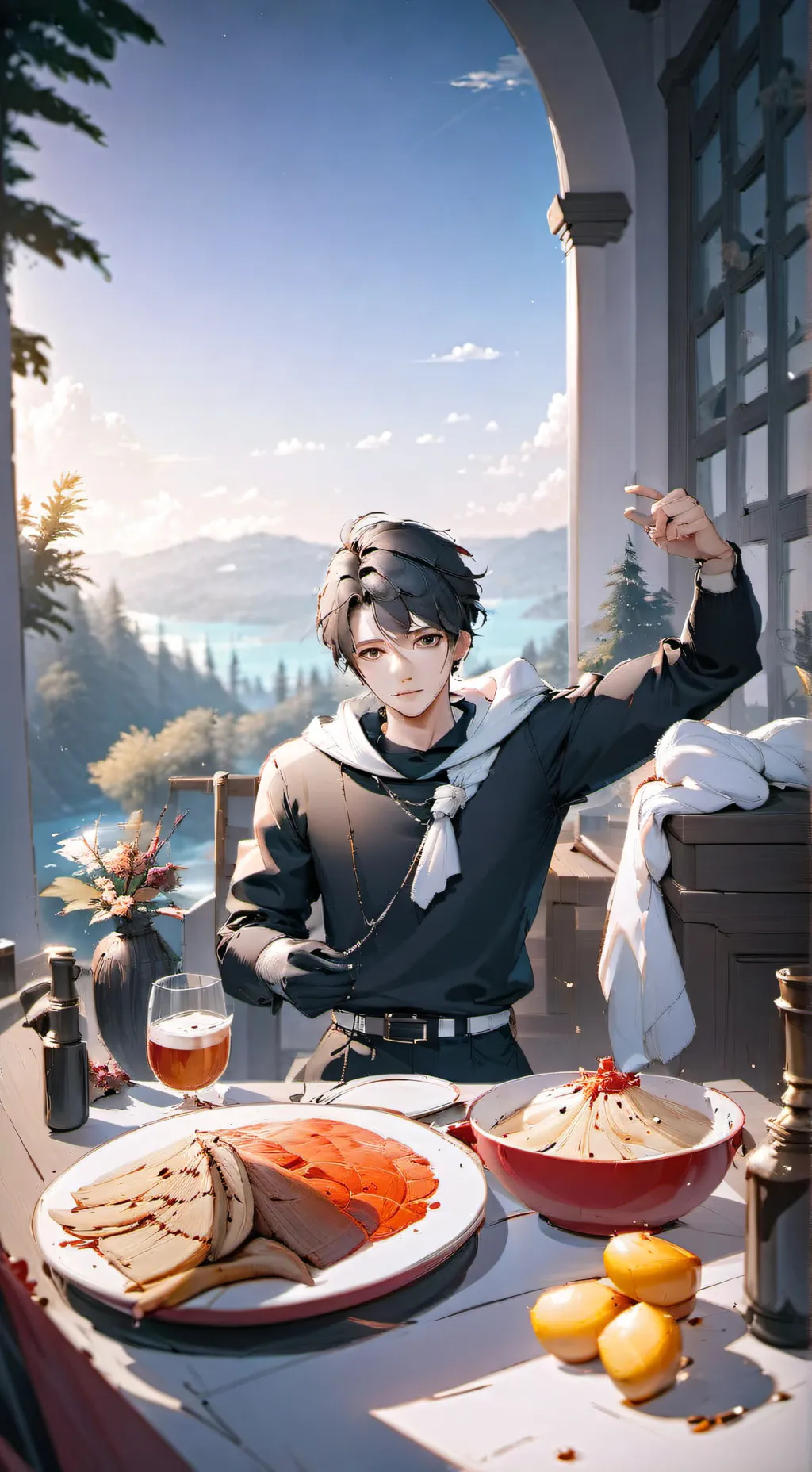 ai character: leo background