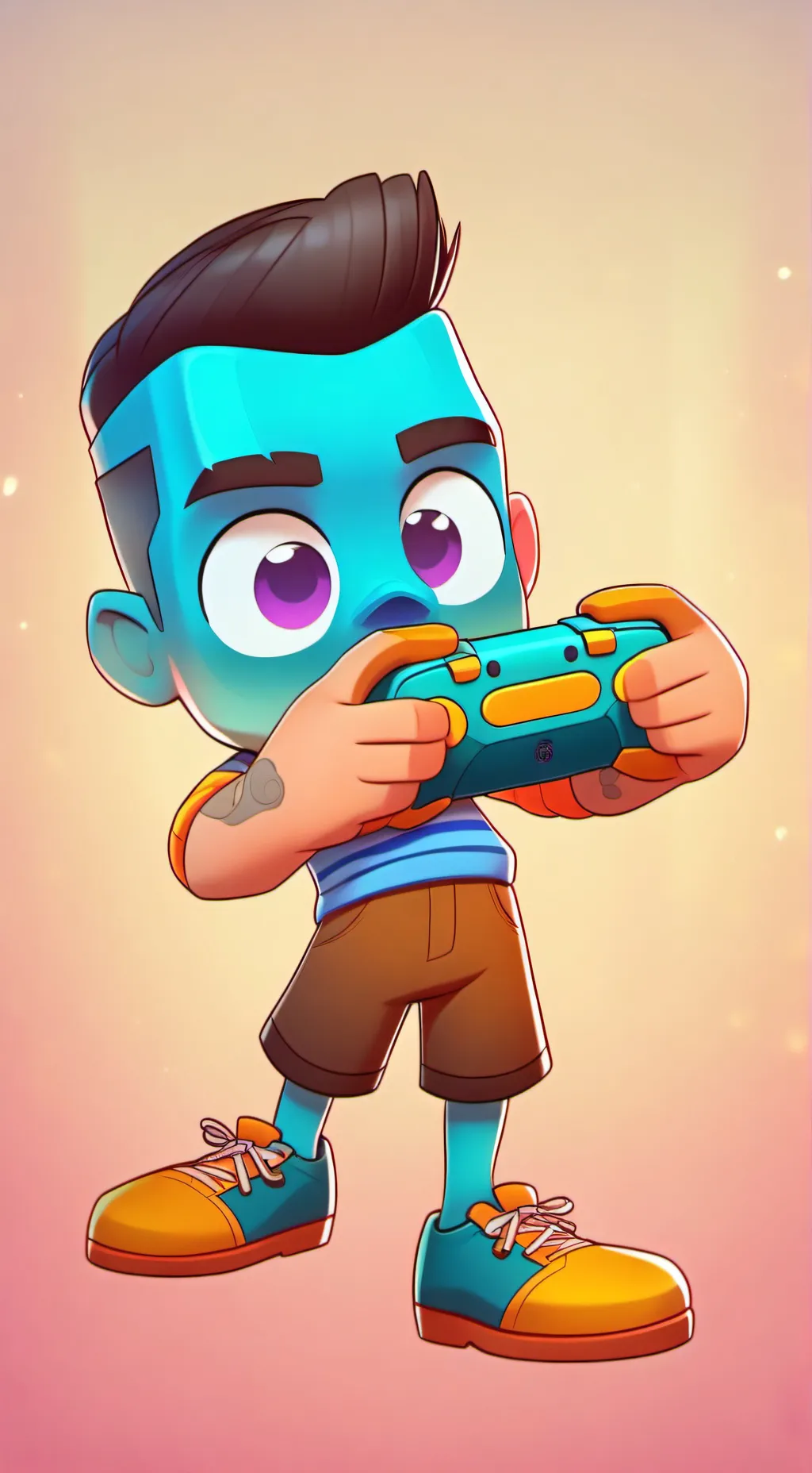 ai character: gore gamer background