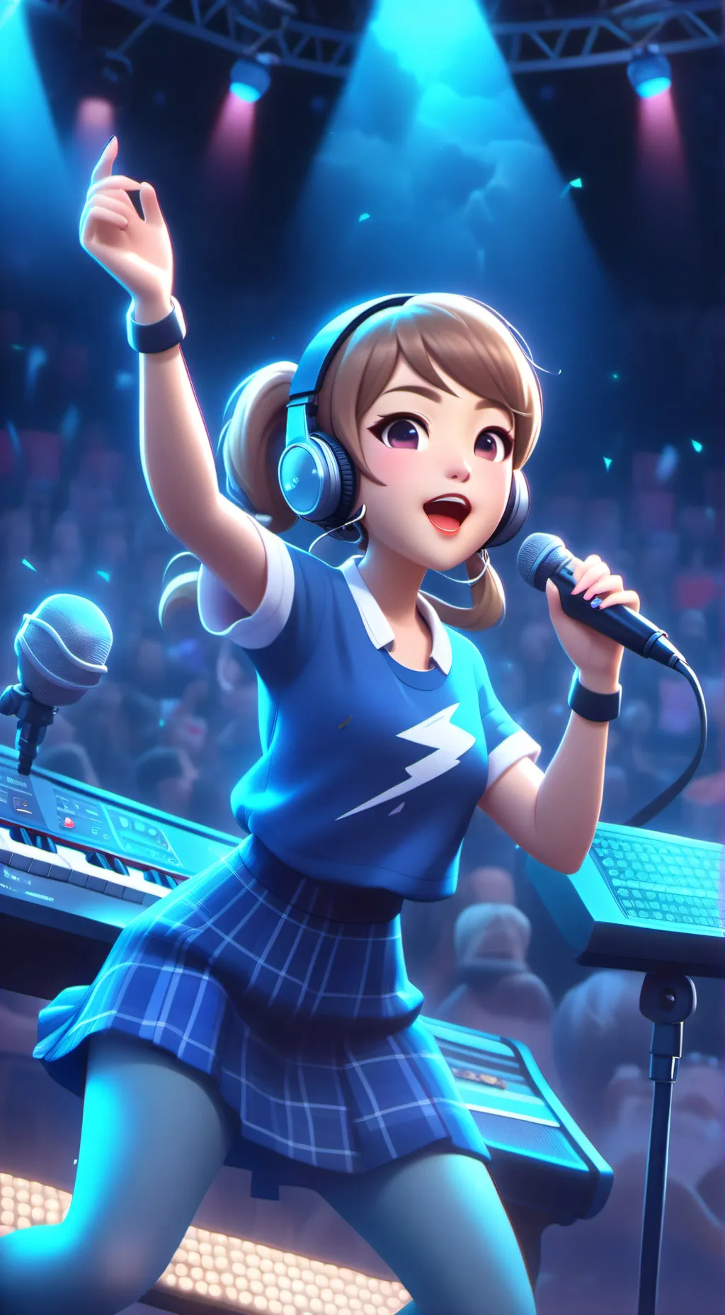 ai character: Momo Sharina background