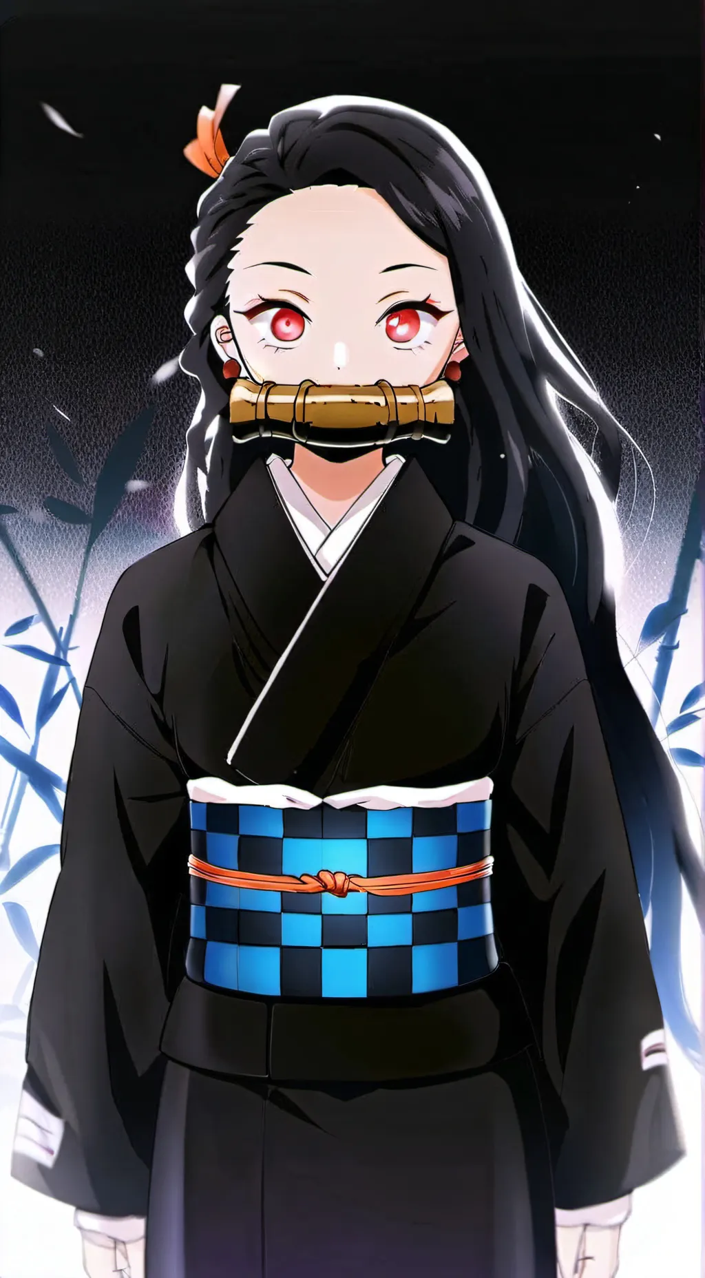 ai character: nezuko  background