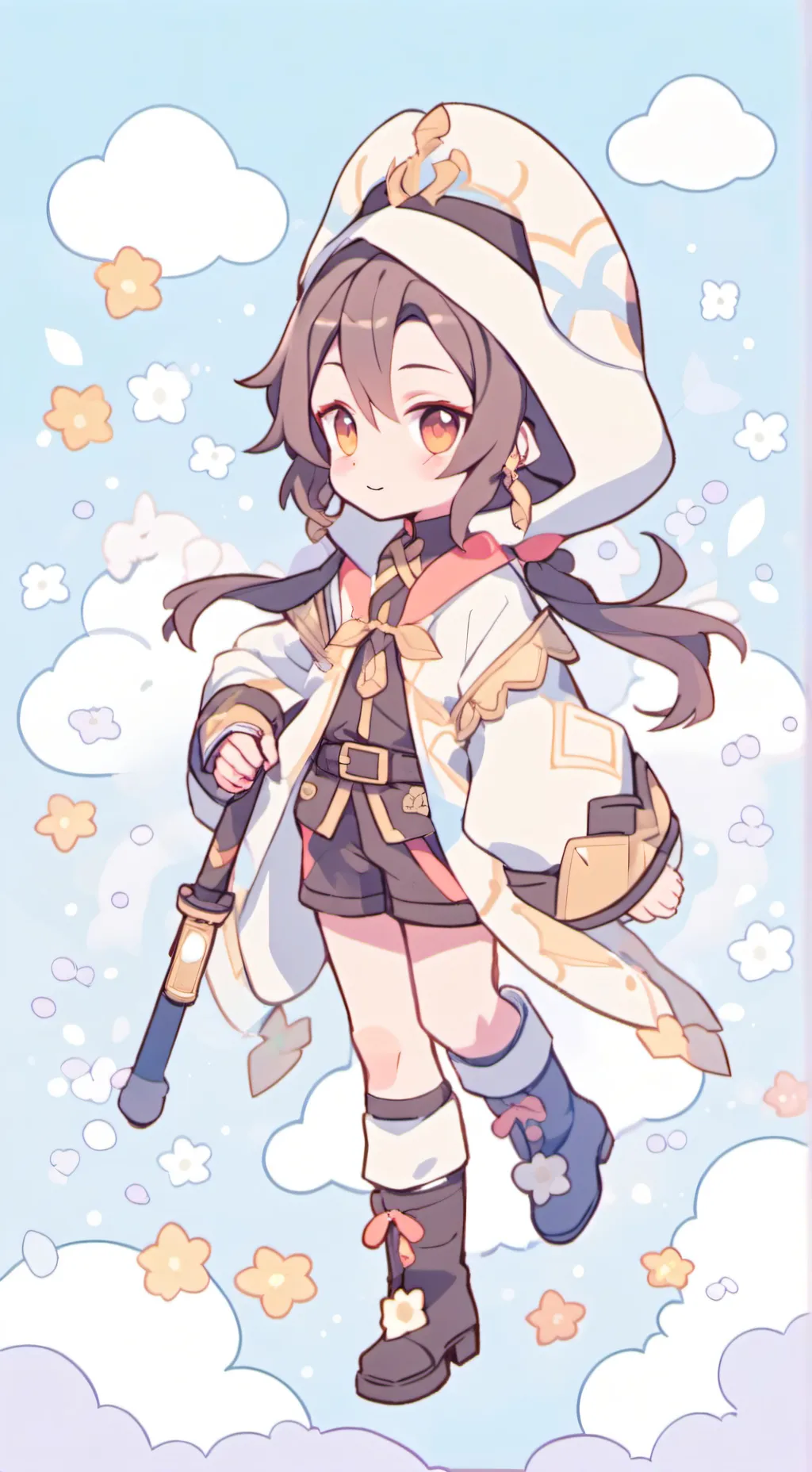 ai character: Kny x squid game 2 background