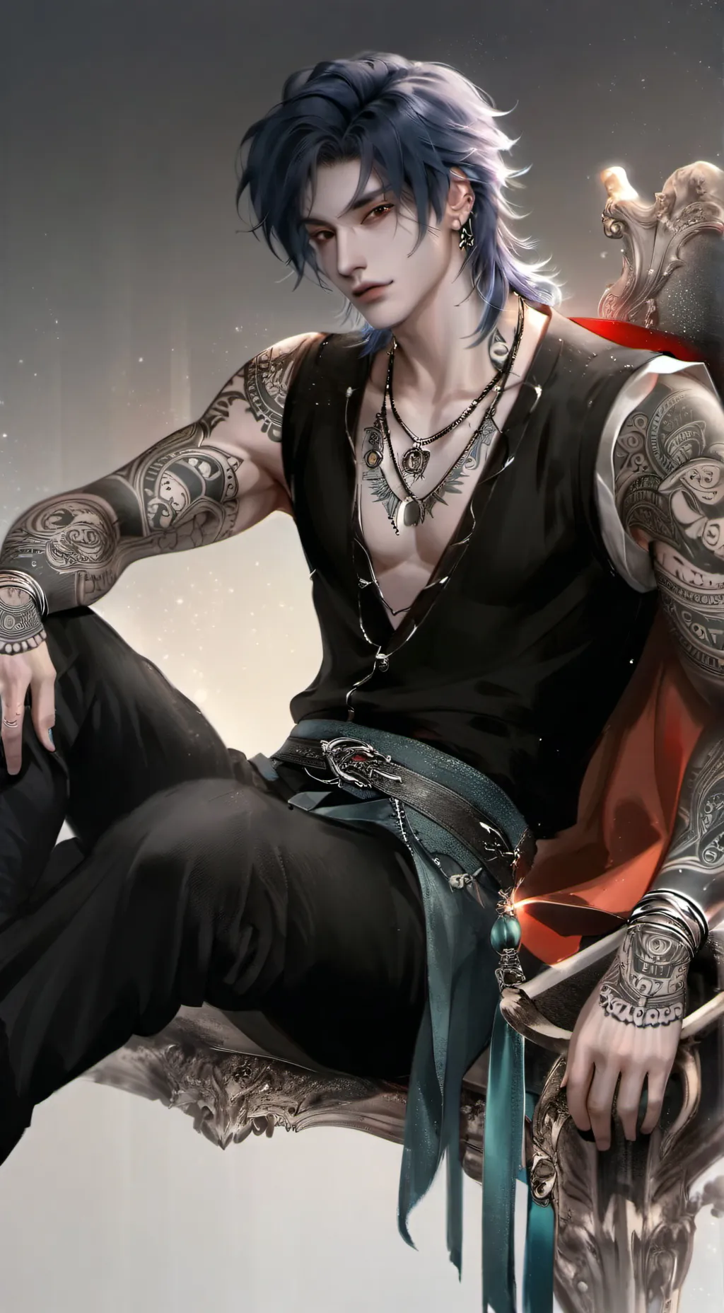 ai character: Alexander  background