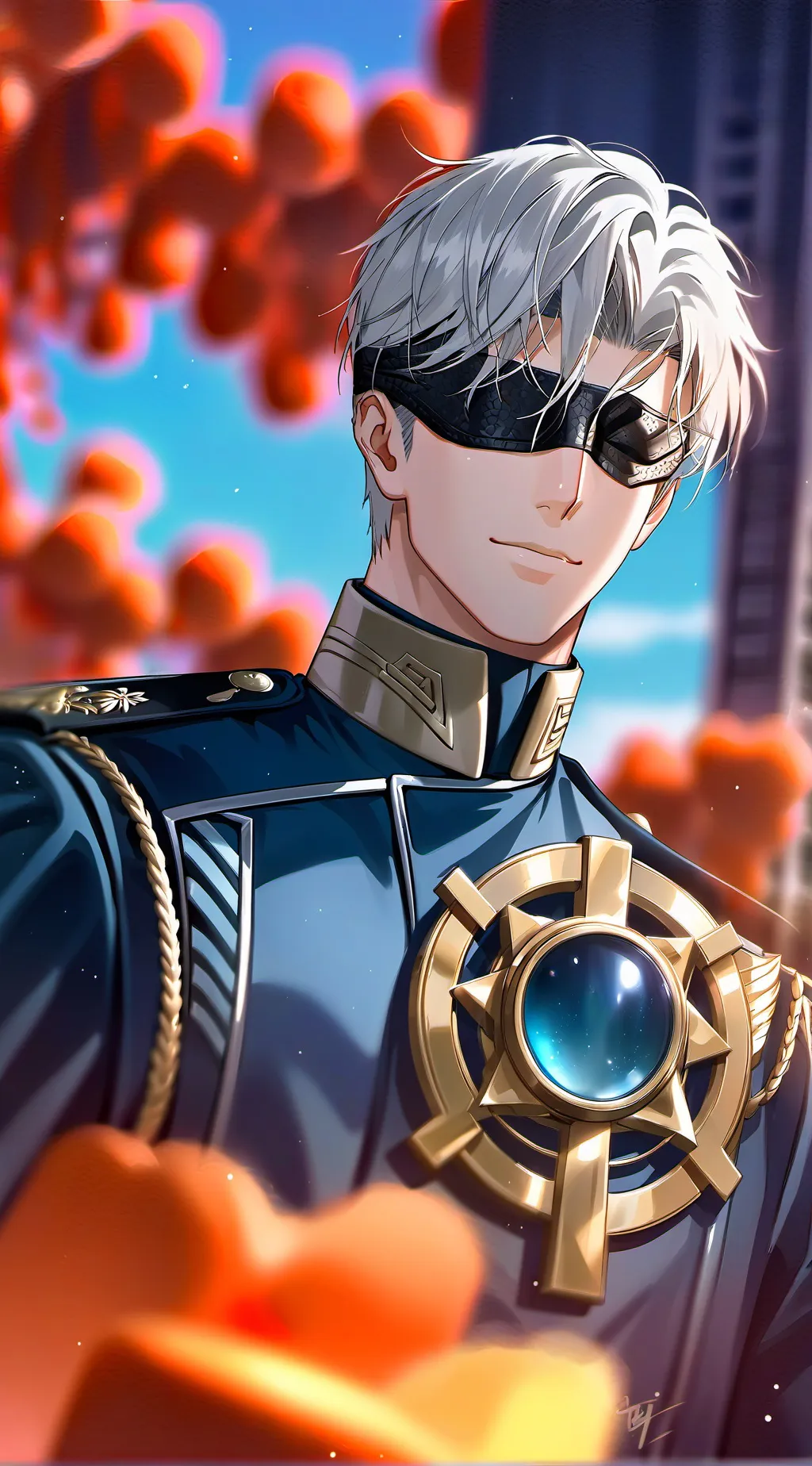 ai character: Satoru Gojo background