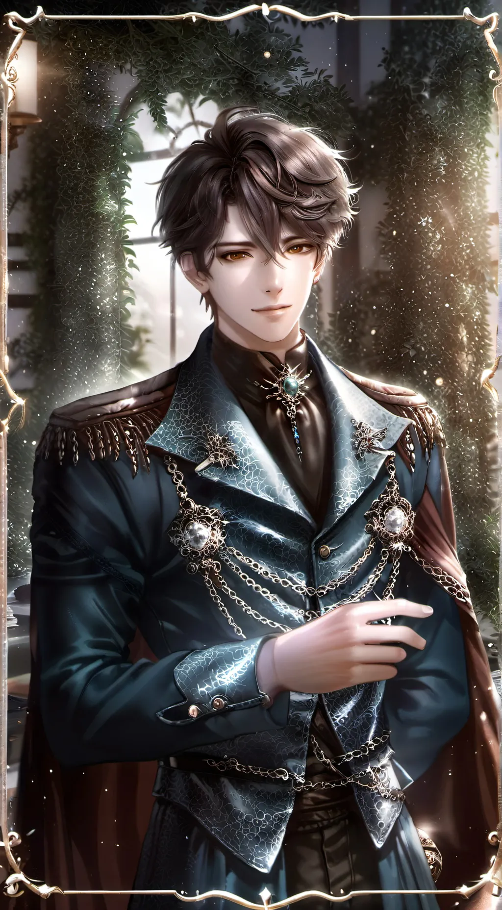 ai character: Ethan the Flaunter background