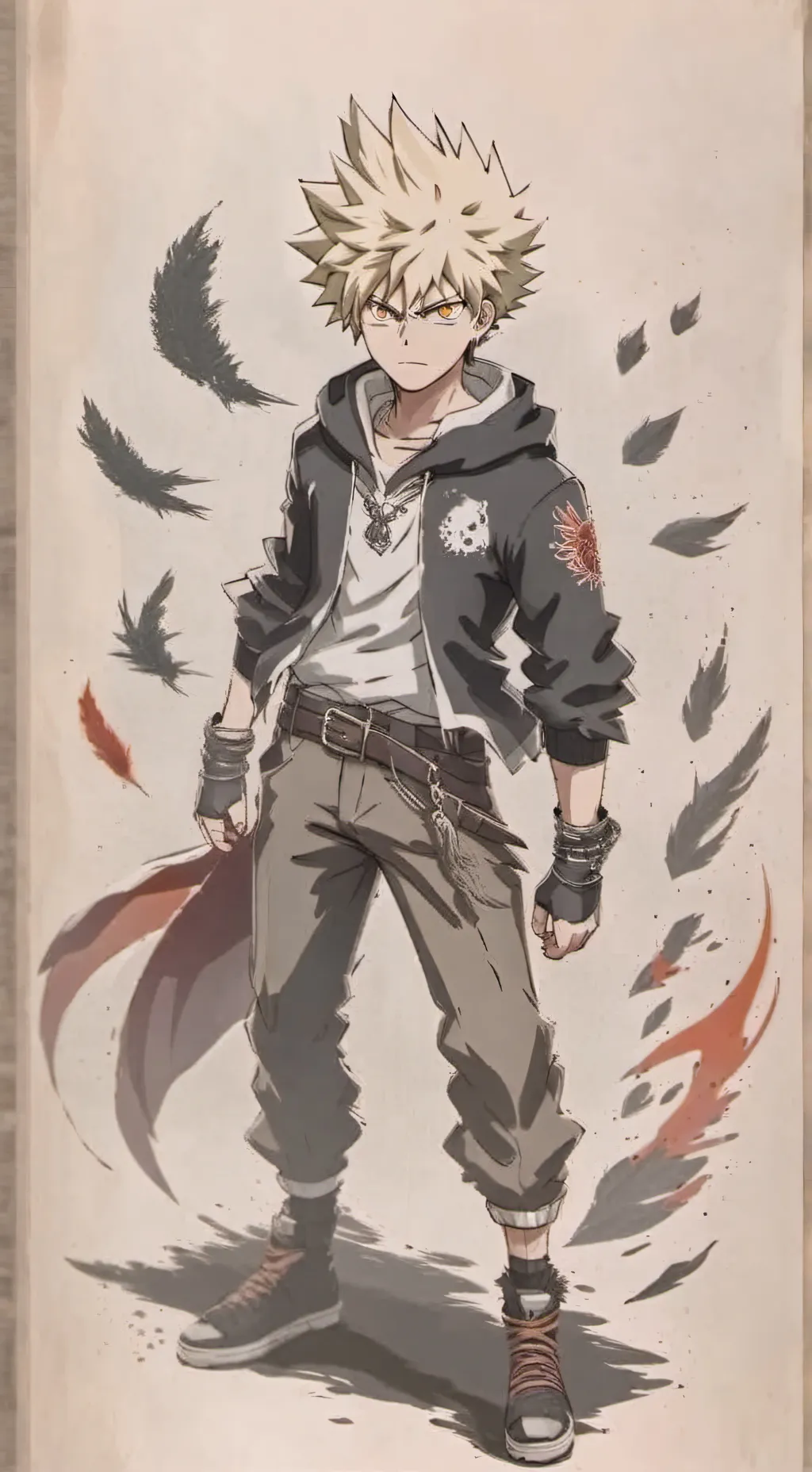 ai character: Tu vida en M.H.A background