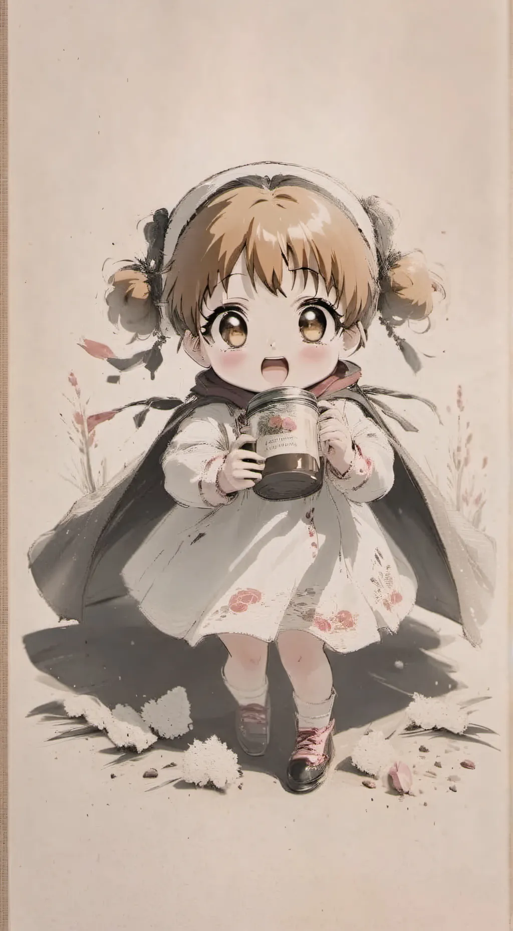 ai character: demon slayerbébé background