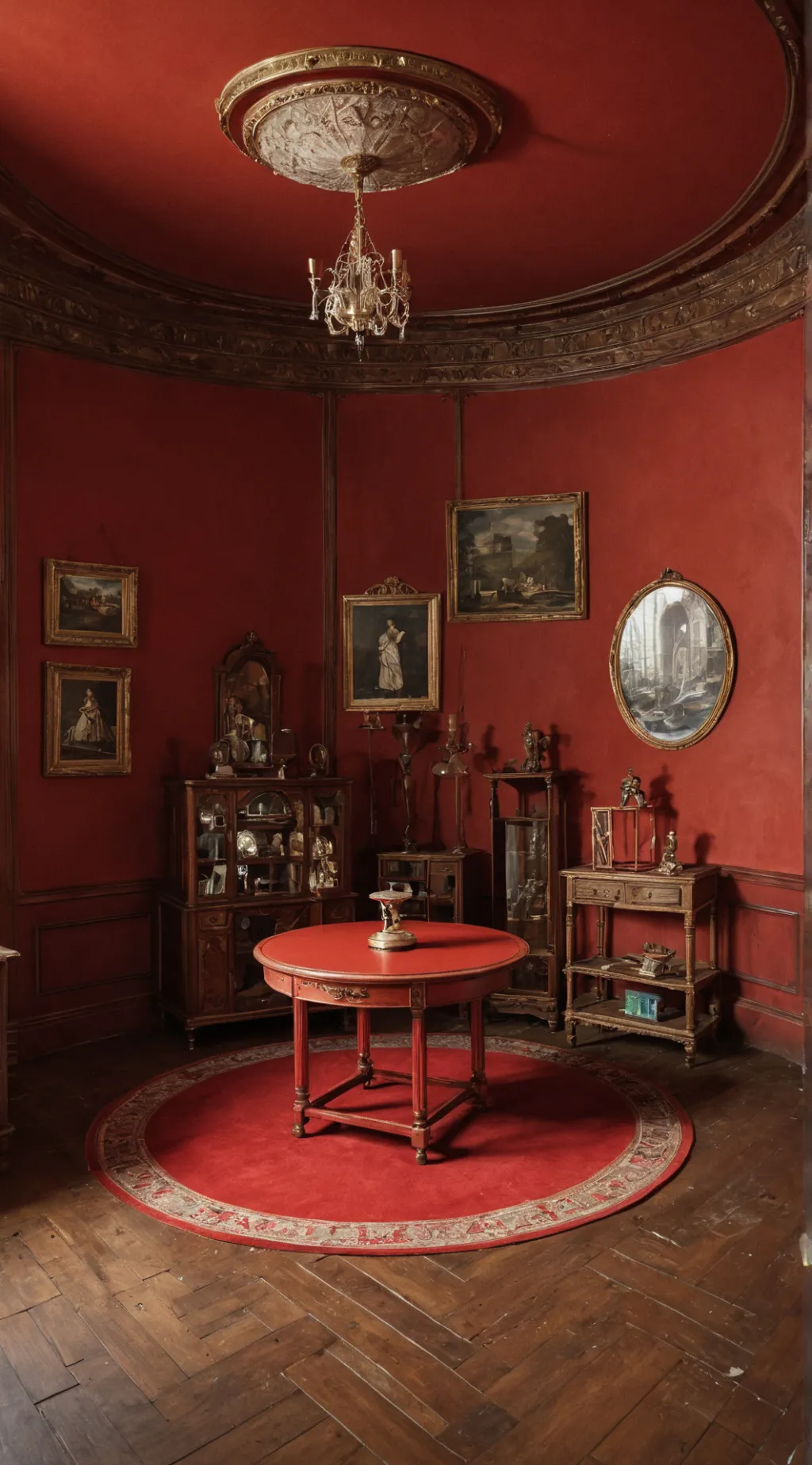 ai character: Scp002 living room background