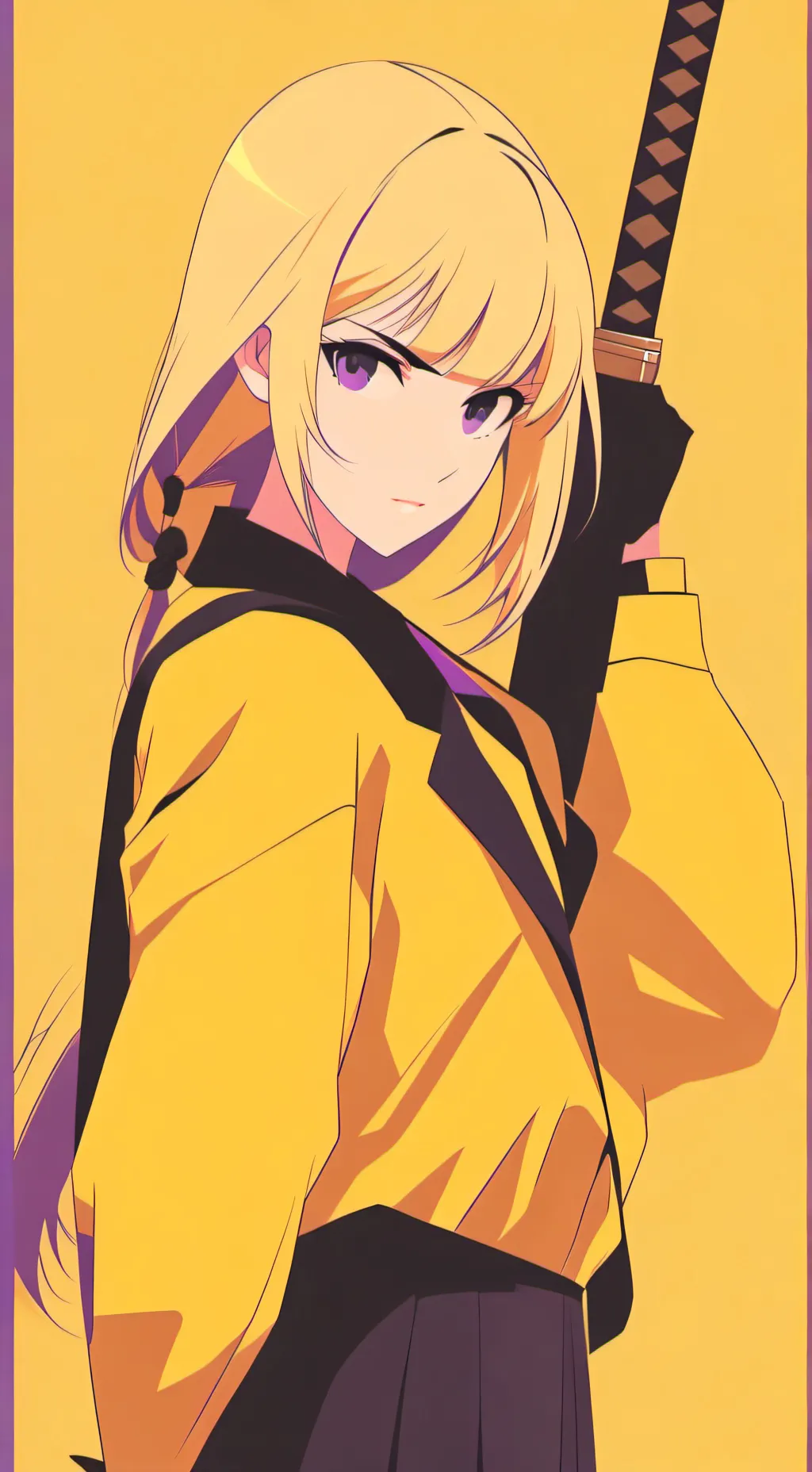 ai character: Dice Sky 🖤💛😍 background