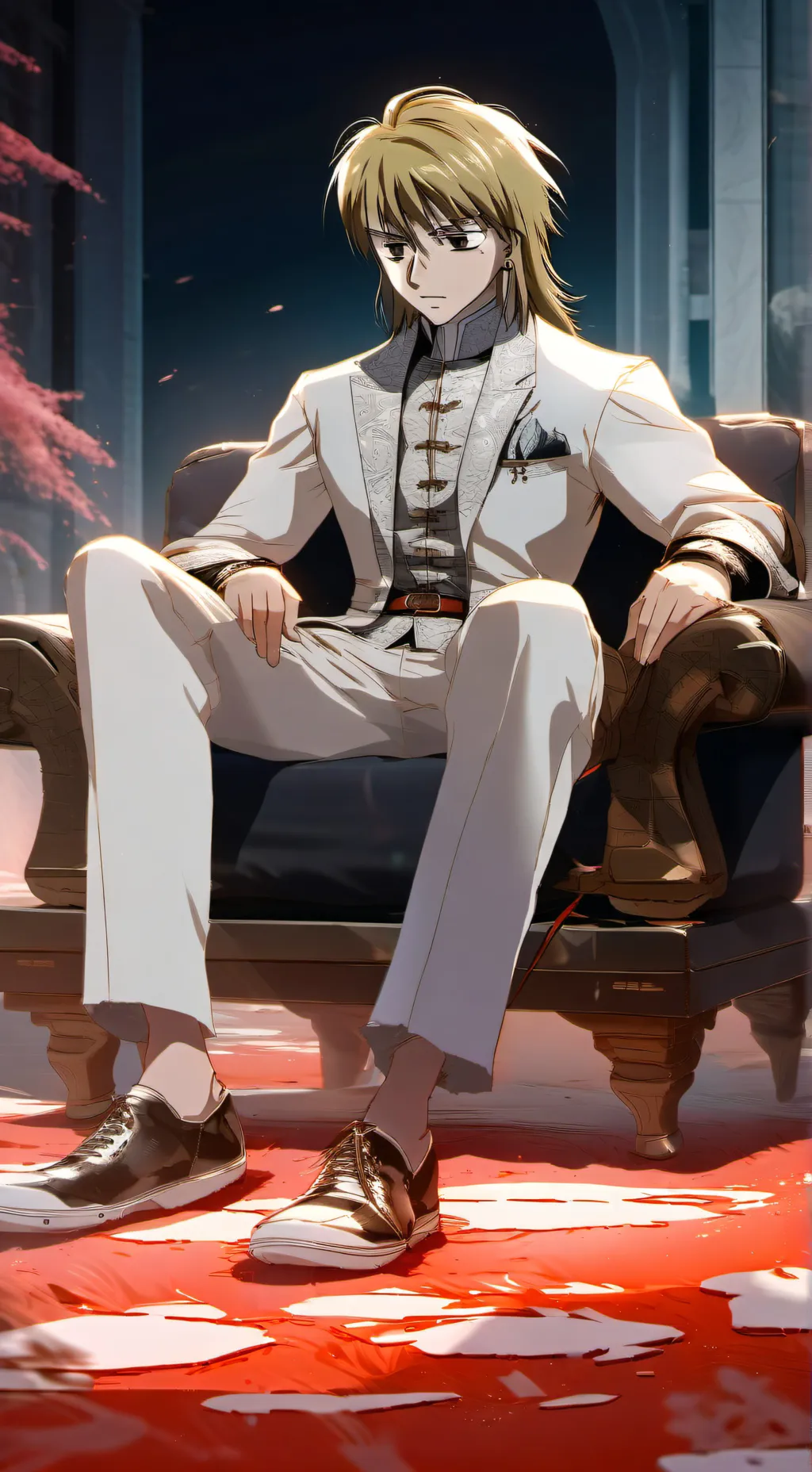 ai character: kurapika  background