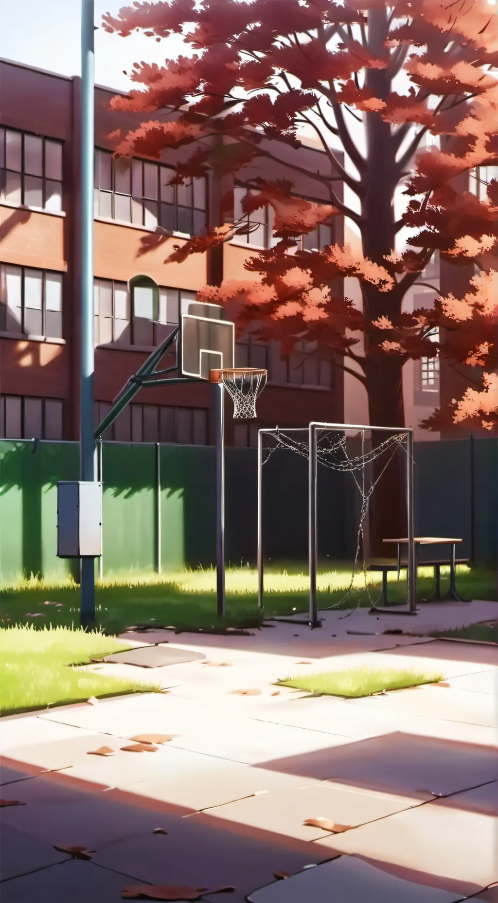 ai character: SilentMoon School background