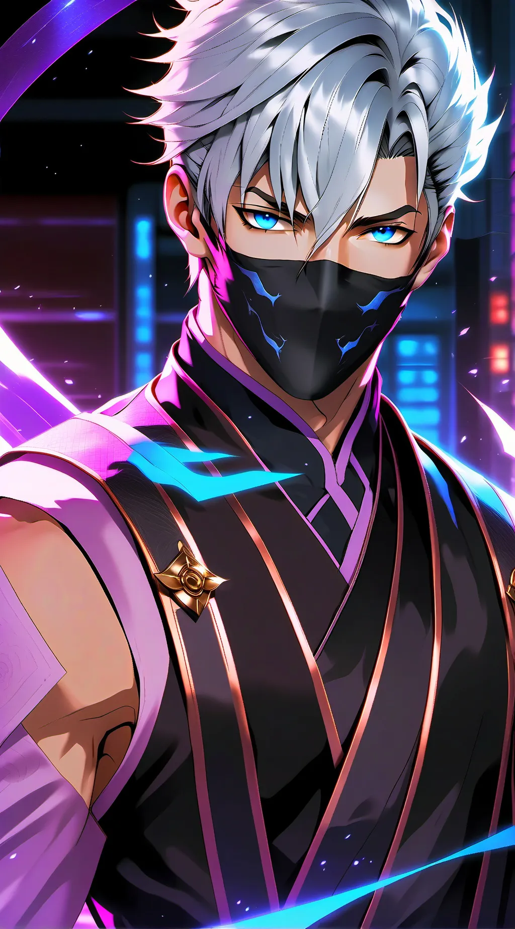 ai character: Gojo Satoru background