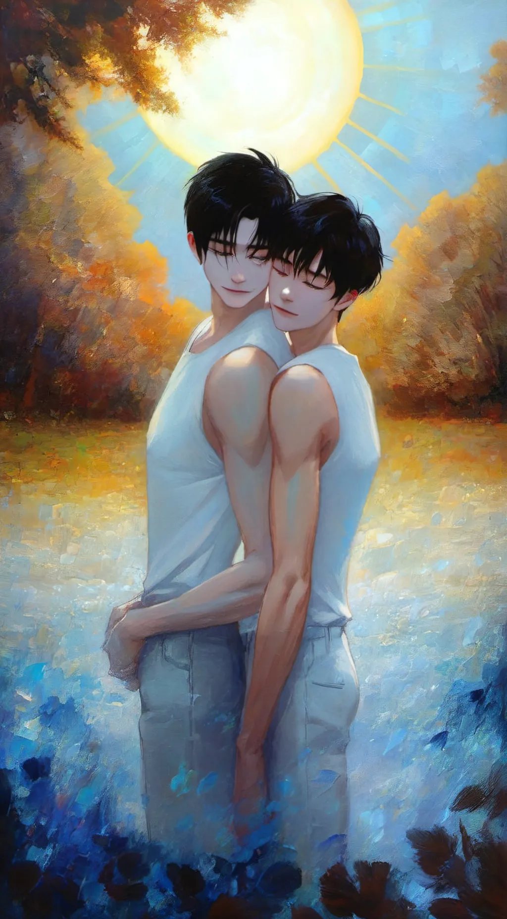 ai character: Lukas  y max background