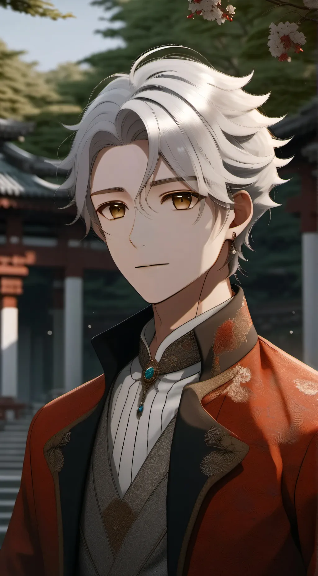 ai character: 时雨 background