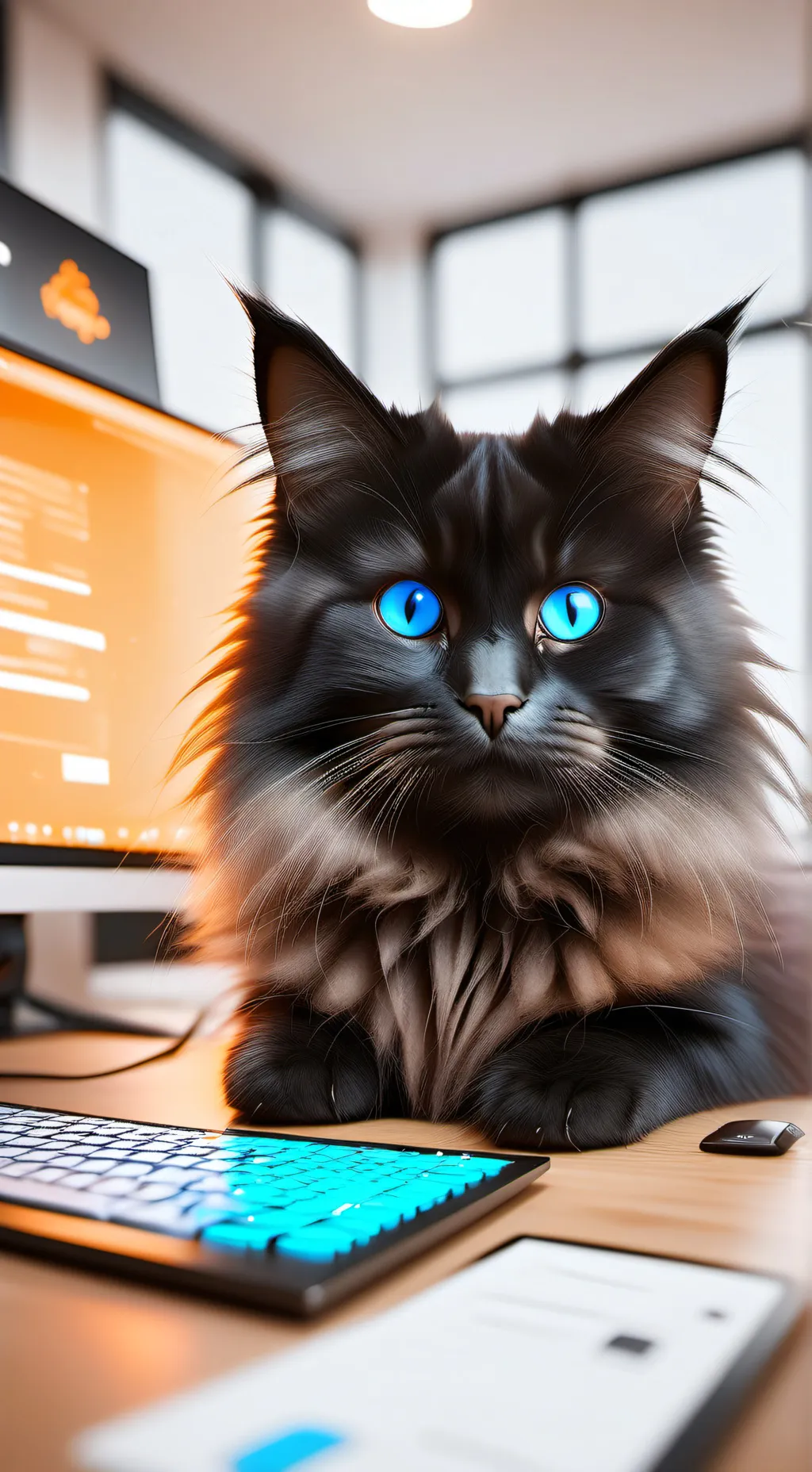 ai character: Byte background