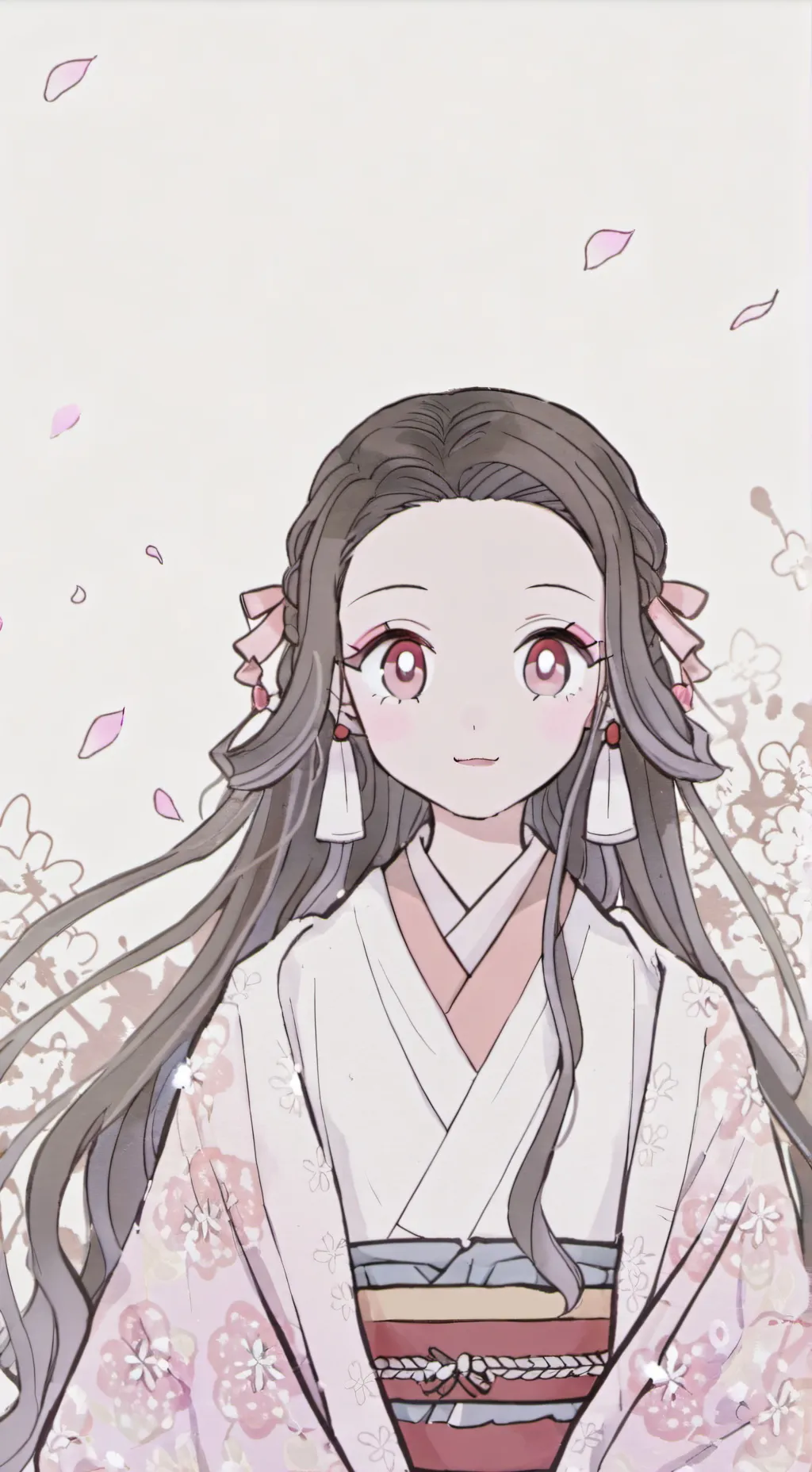 ai character: Nezuko-chan background