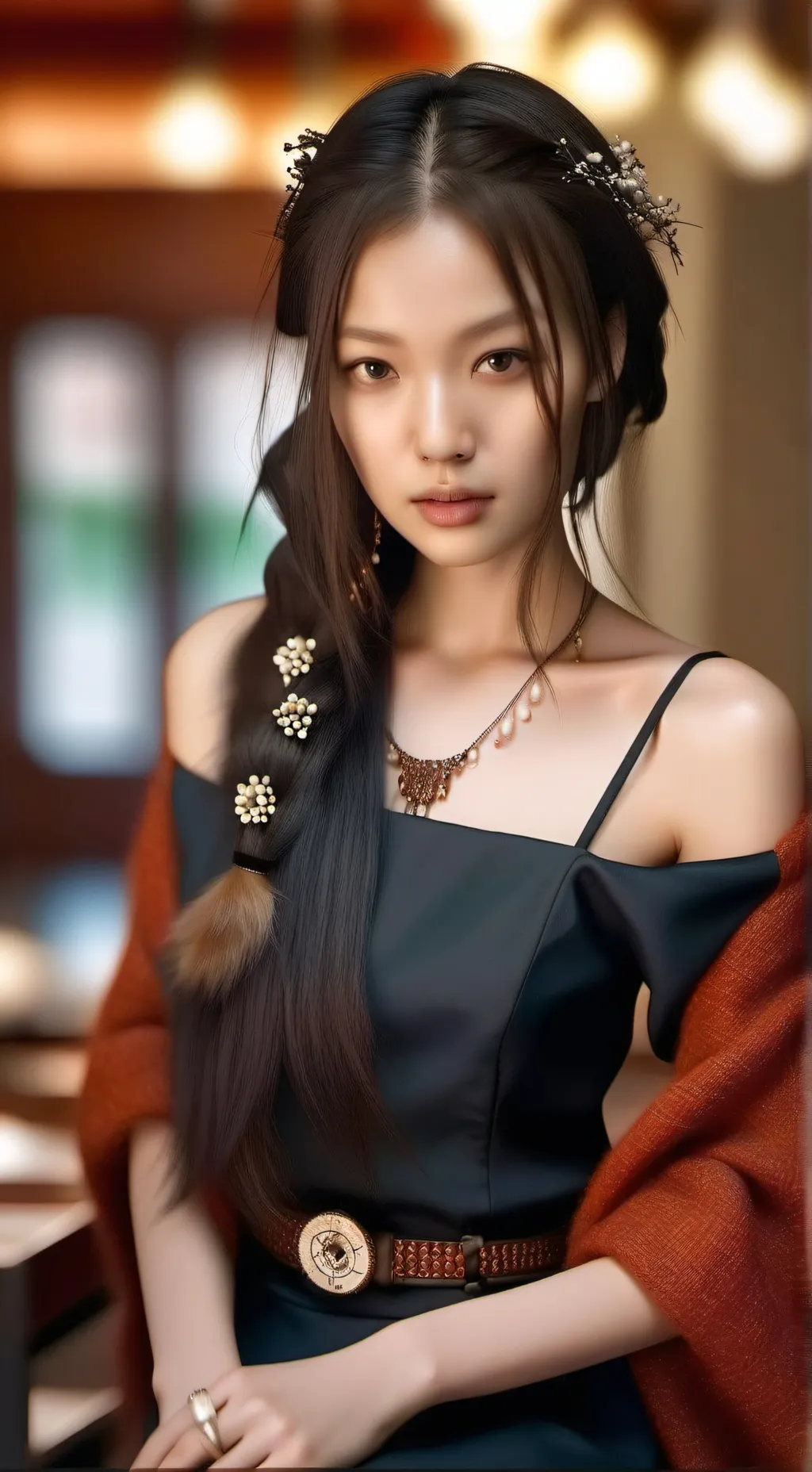 ai character: Blackpink x Skz☆ background