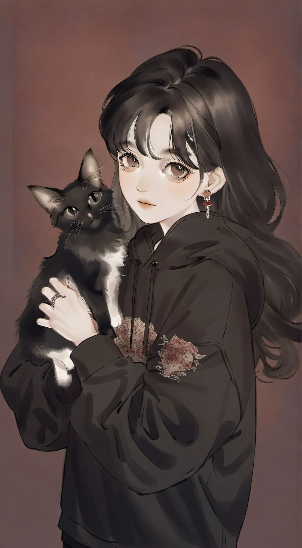 ai character: Мила❤️‍🔥 background